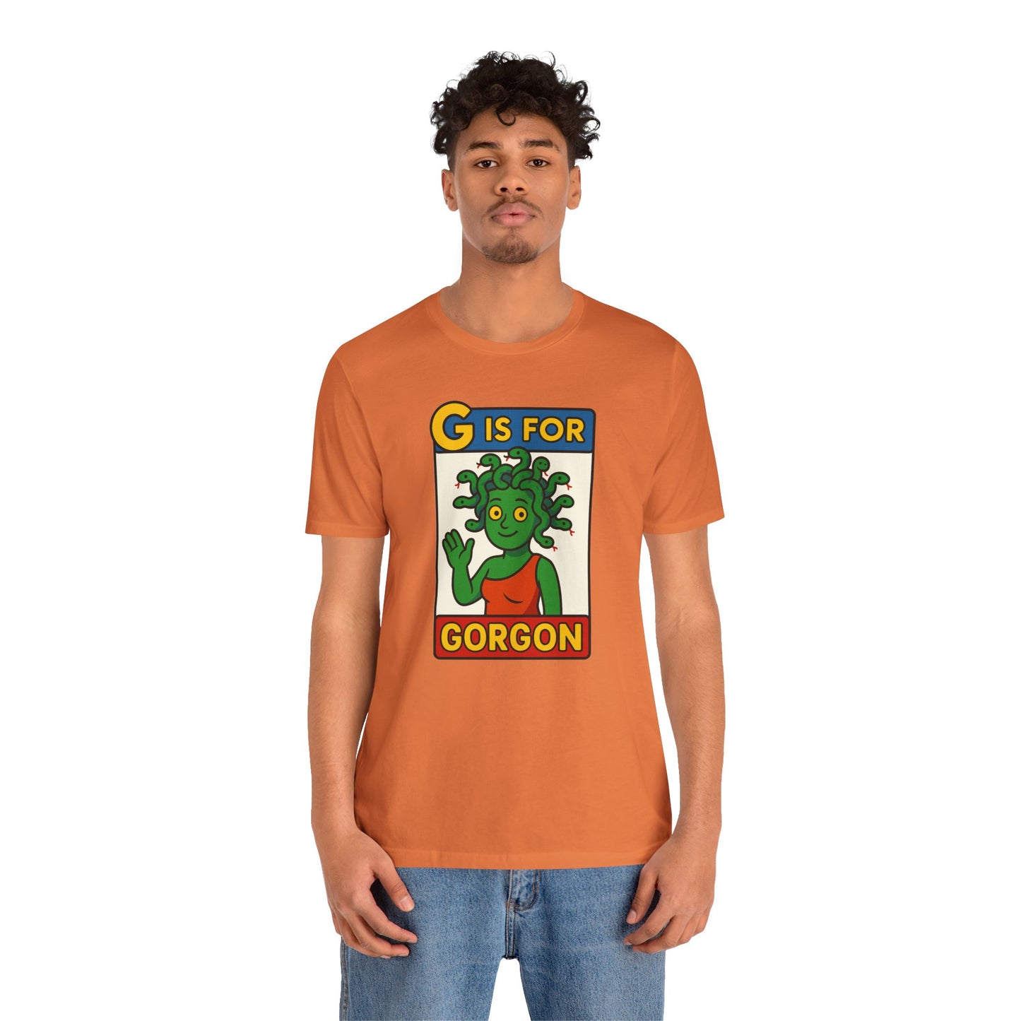 G Is for Gorgon T-Shirt – Funny Gorgon Legend Alphabet Tee