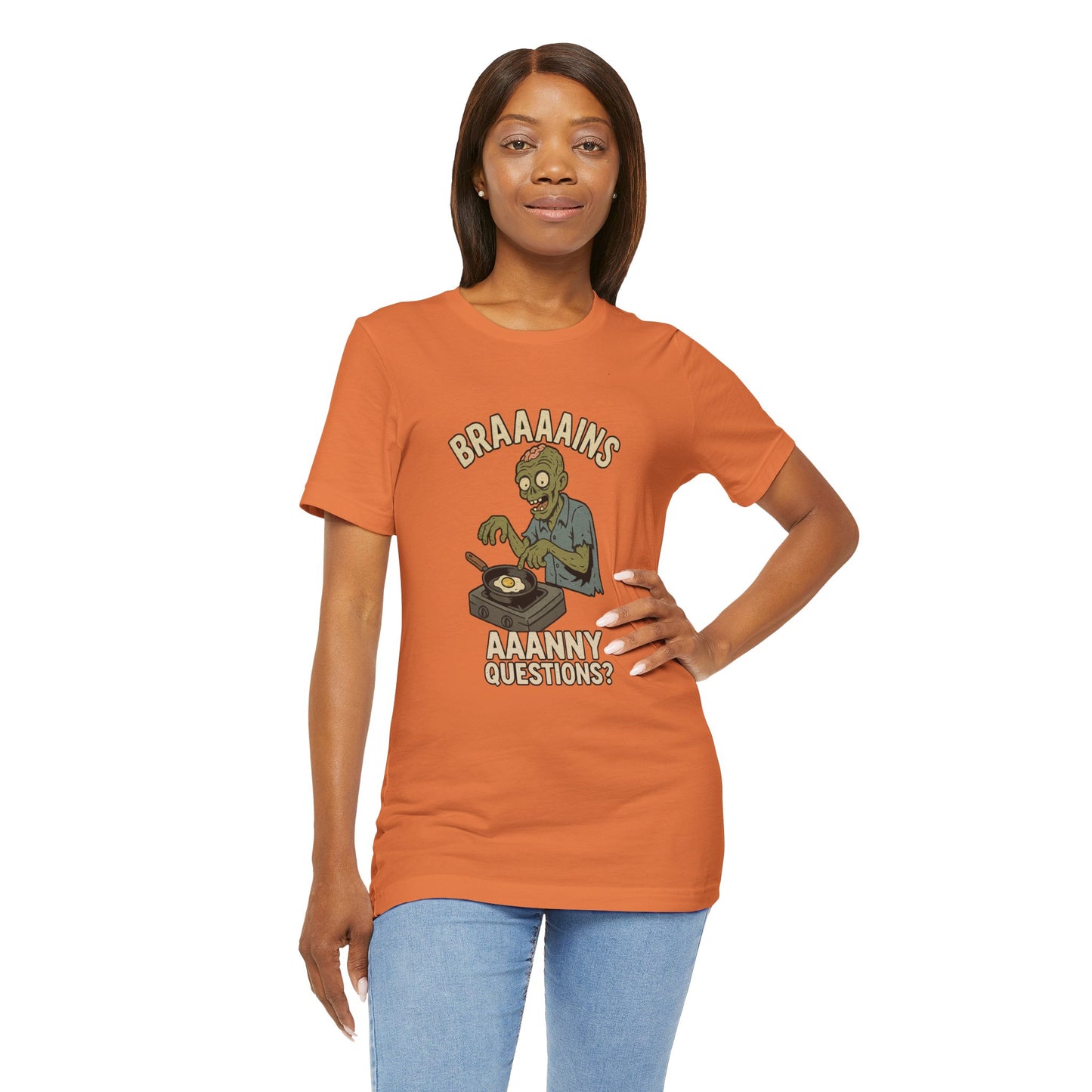 Zombie Brains on Drugs T-Shirt – Funny Halloween Cooking Tee