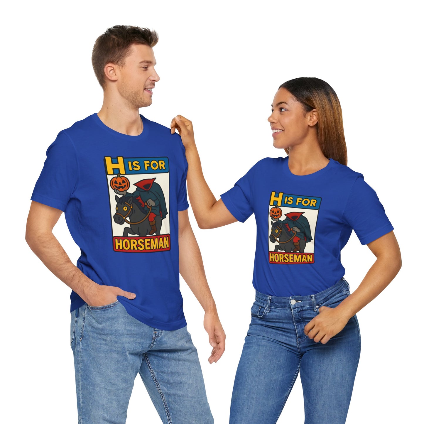 H Is for Horseman Shirt – Headless Horseman Halloween Tee
