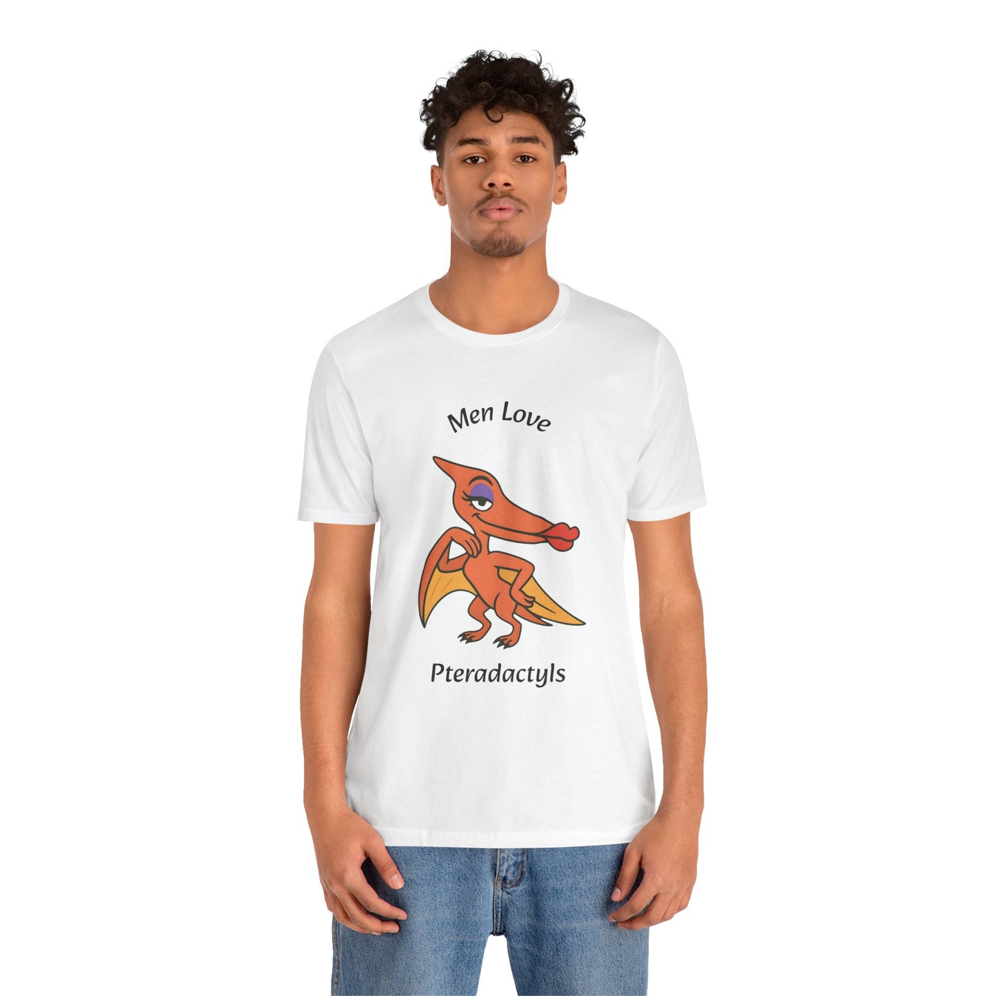 Men Love Pterodactyls Tee – Funny Dinosaur Graphic Shirt - WhimSpin - https://whimspin.com