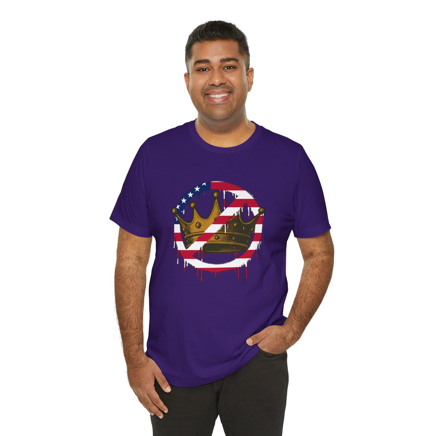 No Kings Protest T-Shirt – Anti-Authoritarian Democracy Graphic Tee