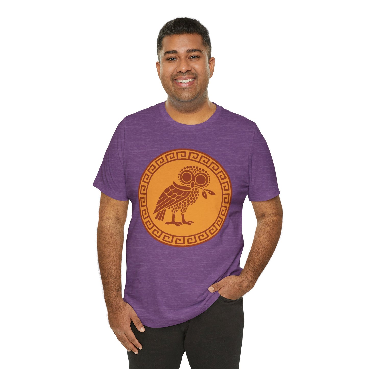 Athena’s Owl T-Shirt – Greek Mythology Bird Tee
