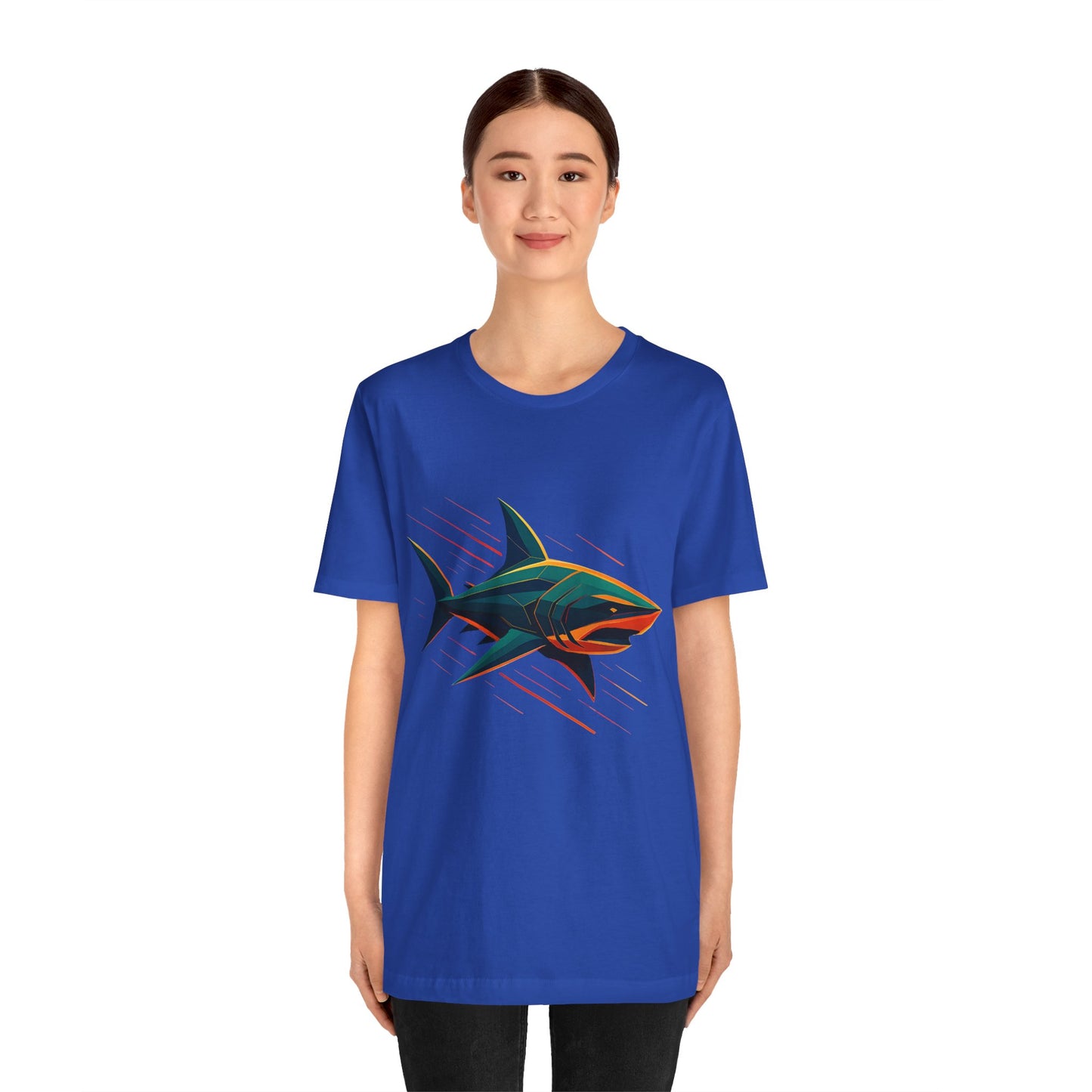 Electric Apex Shark T-Shirt – Bold Ocean Graphic Tee - WhimSpin - https://whimspin.com