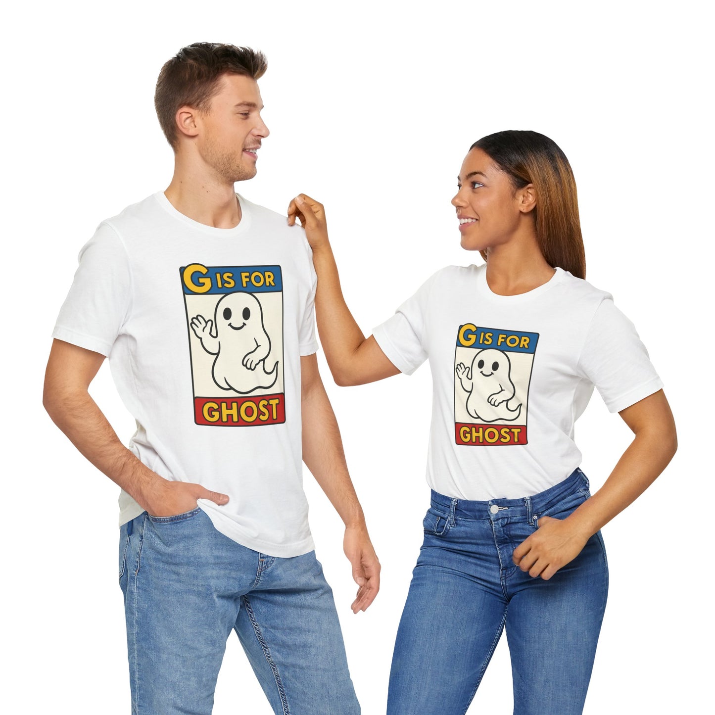 G Is for Ghost Shirt – Funny Monster Alphabet Halloween Tee