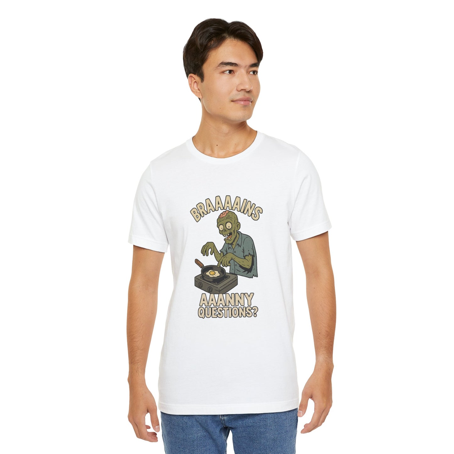 Zombie Brains on Drugs T-Shirt – Funny Halloween Cooking Tee
