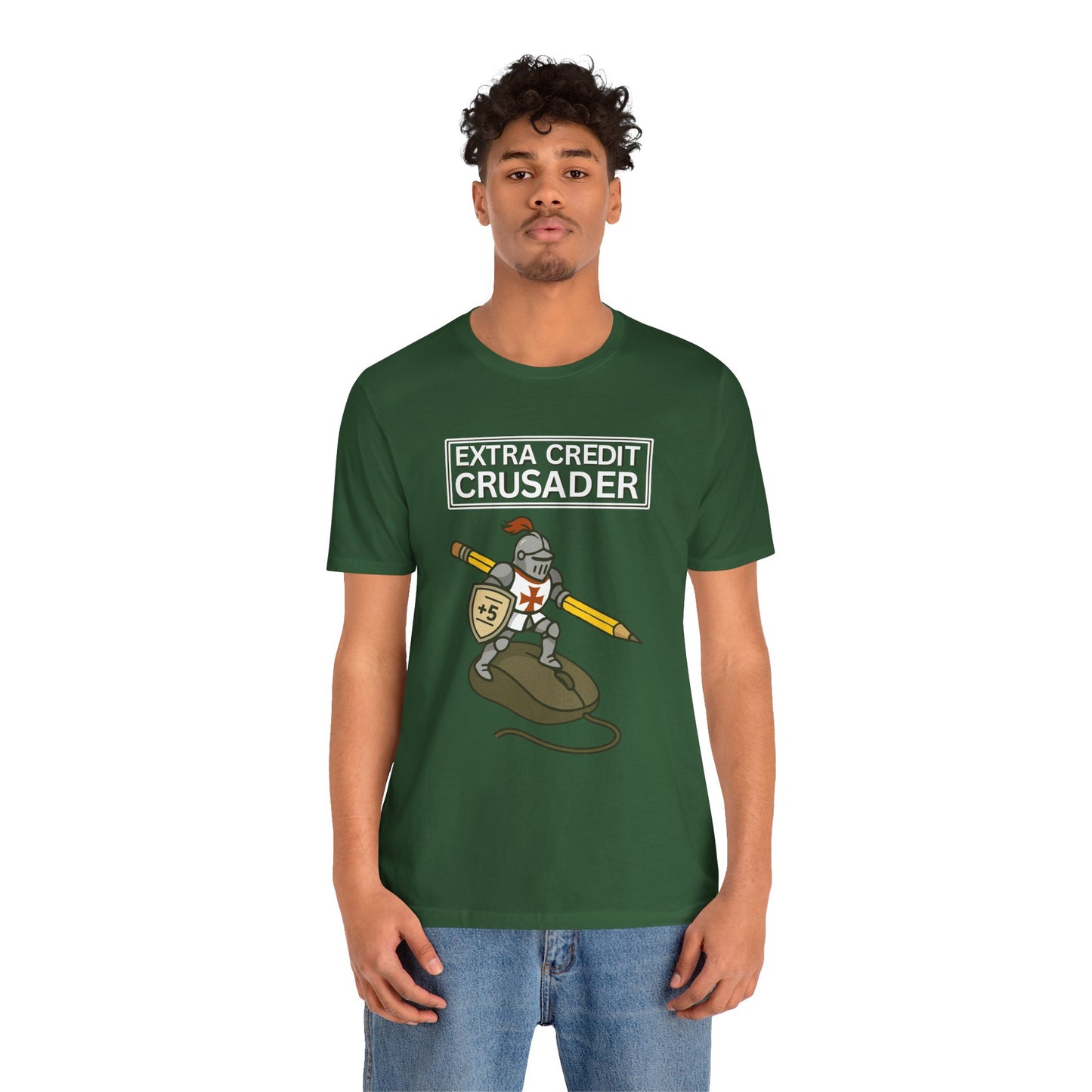 Extra Credit Crusader T-Shirt – Funny Back-to-School Teacher Tee