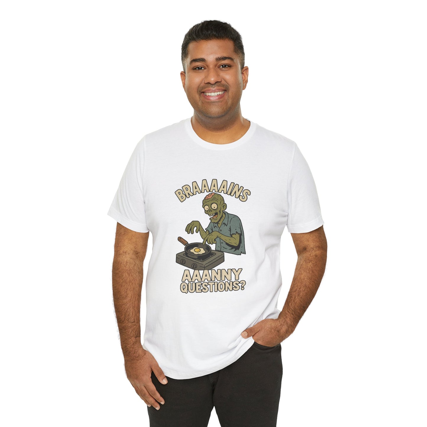 Zombie Brains on Drugs T-Shirt – Funny Halloween Cooking Tee