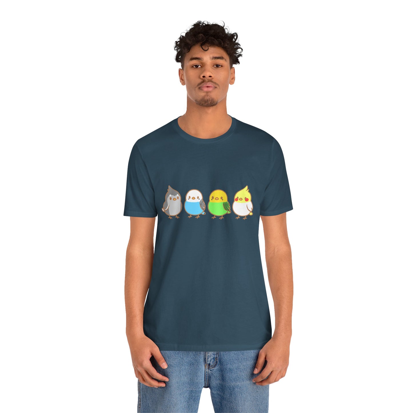 Chirpy Flock Bird T-Shirt – Cute Tee for Animal Lovers - WhimSpin - https://whimspin.com