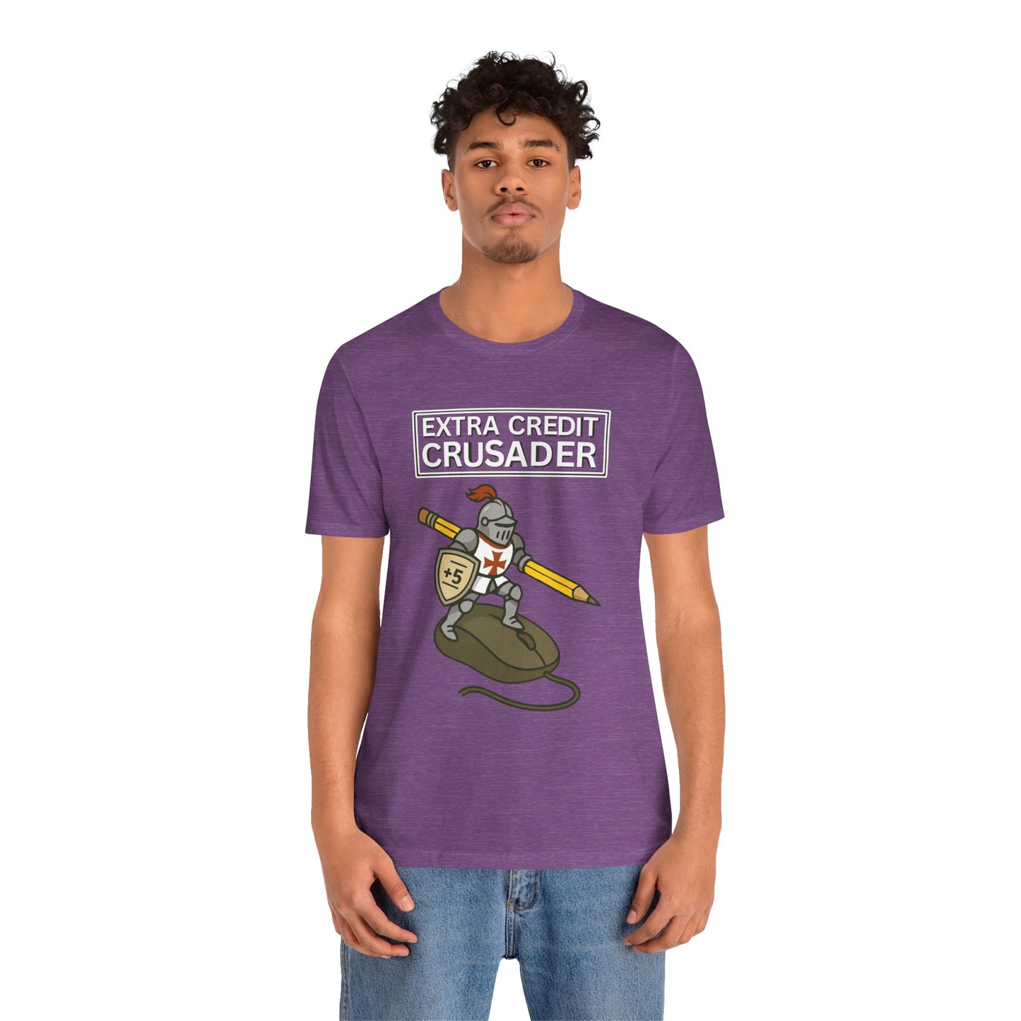 Extra Credit Crusader T-Shirt – Funny Back-to-School Teacher Tee