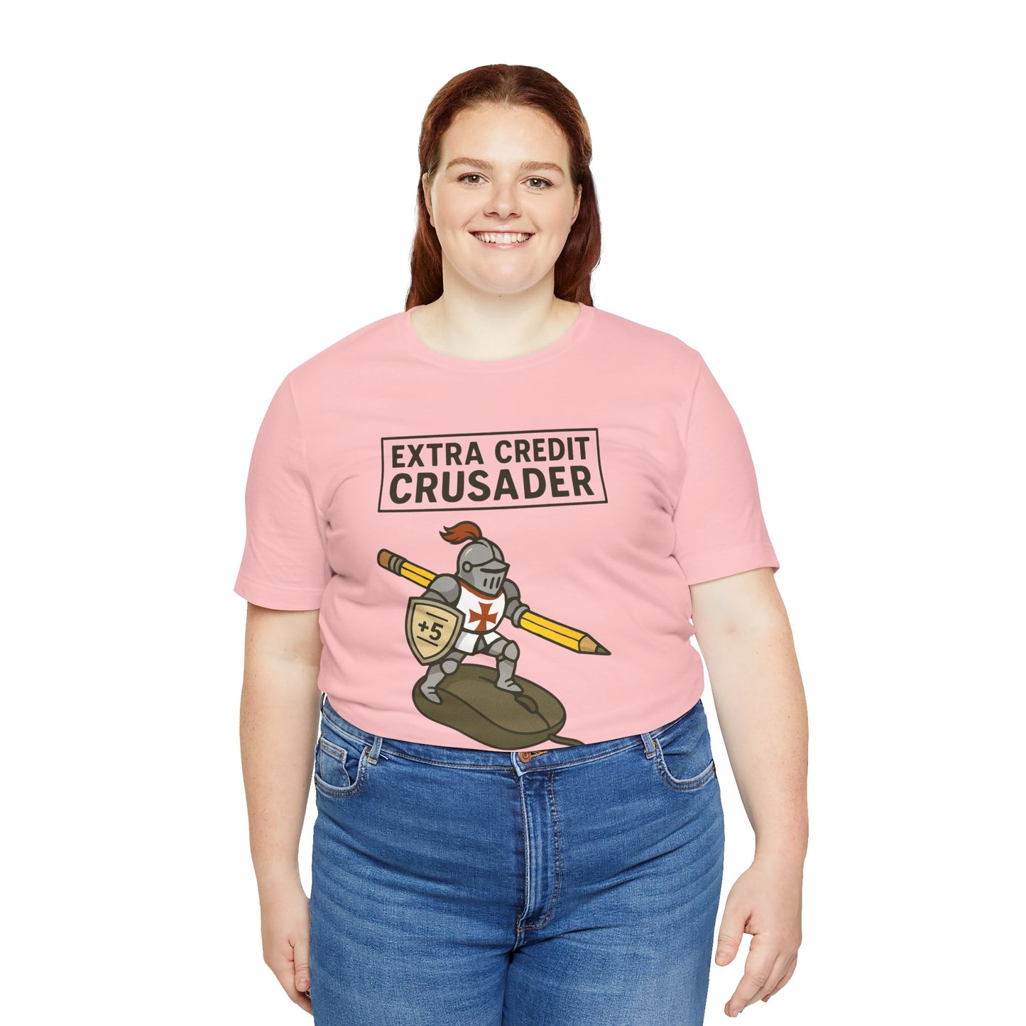 Extra Credit Crusader T-Shirt – Funny Back-to-School Teacher Tee