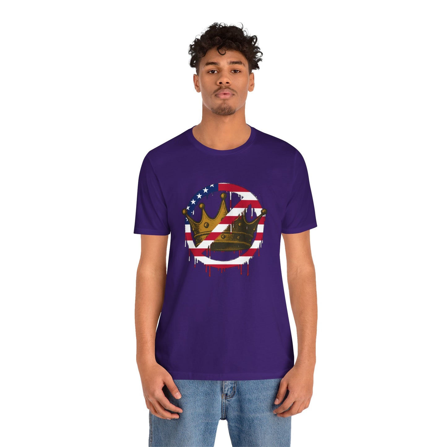 No Kings Protest T-Shirt – Anti-Authoritarian Democracy Graphic Tee