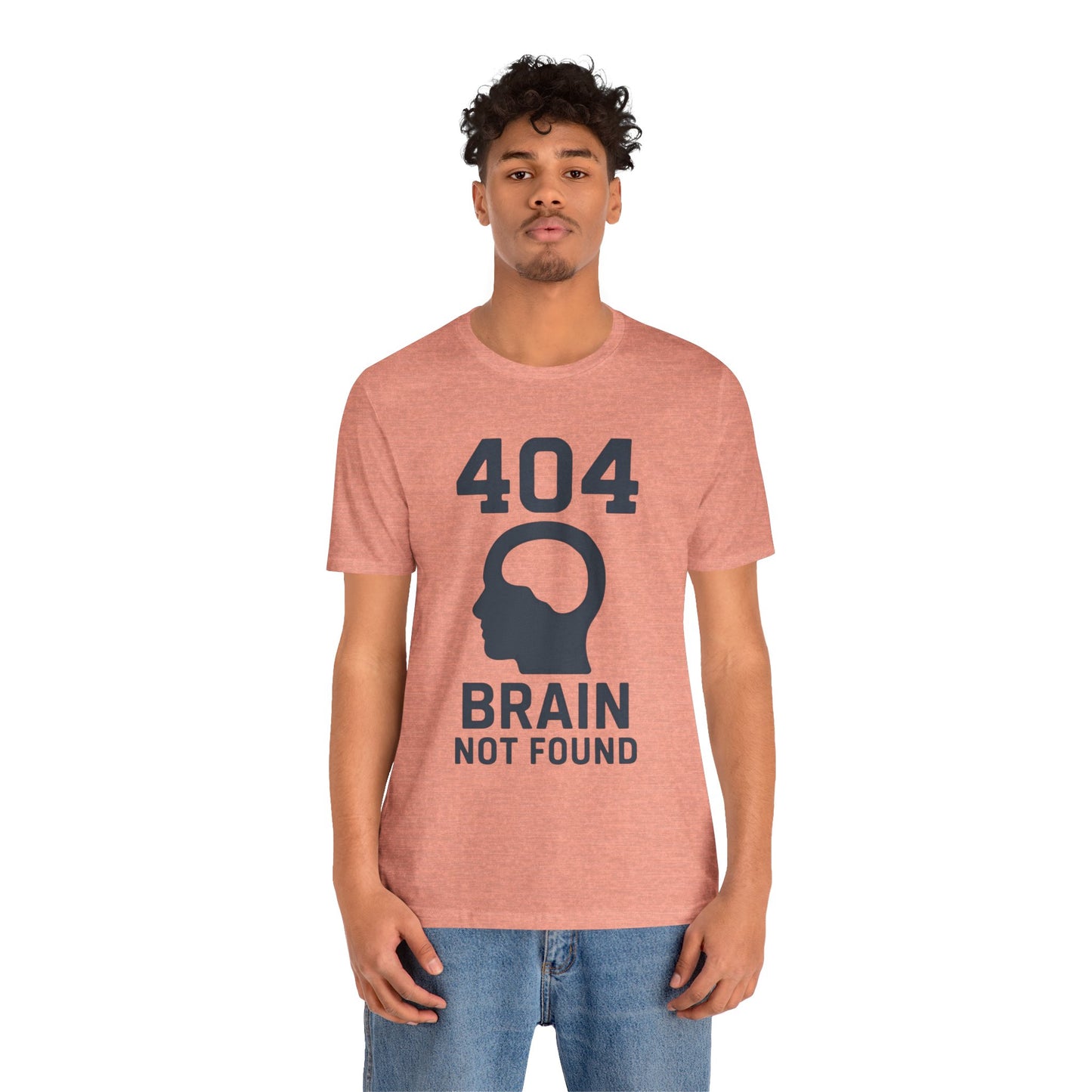 404 Brain Not Found T-Shirt – Techie Humor for Nerds & Geeks