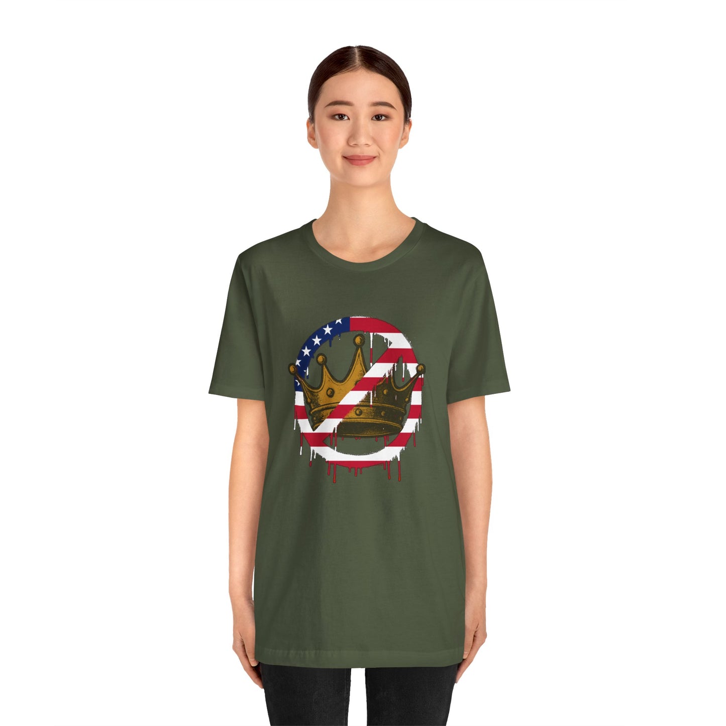 No Kings Protest T-Shirt – Anti-Authoritarian Democracy Graphic Tee