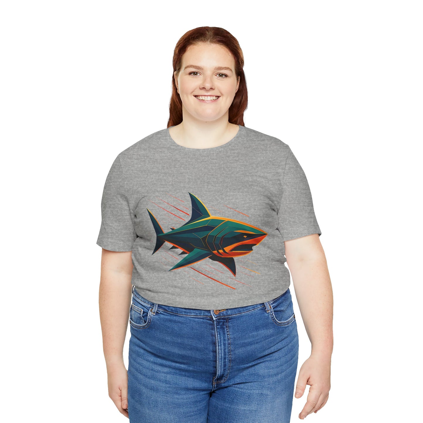 Electric Apex Shark T-Shirt – Bold Ocean Graphic Tee - WhimSpin - https://whimspin.com