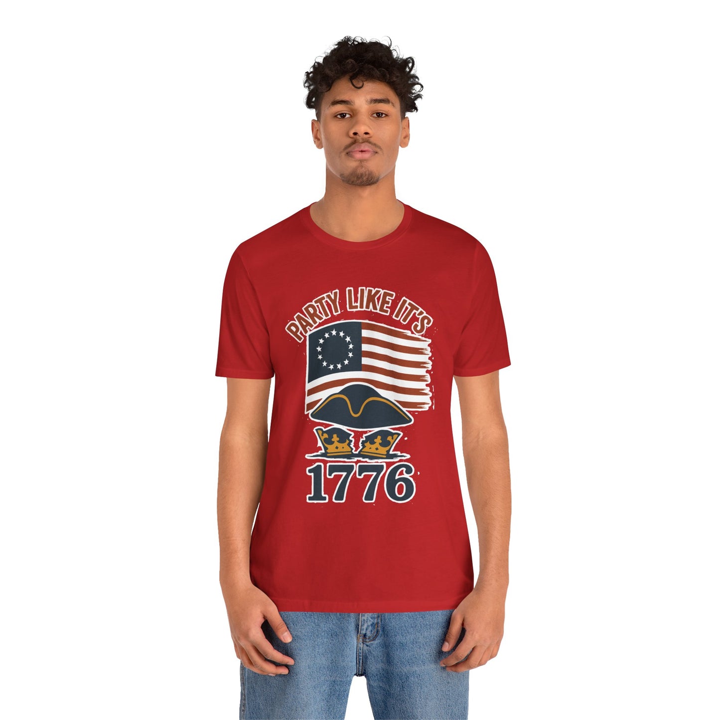 Party Like It’s 1776 T-Shirt – Revolutionary Spirit USA Tee - WhimSpin - https://whimspin.com