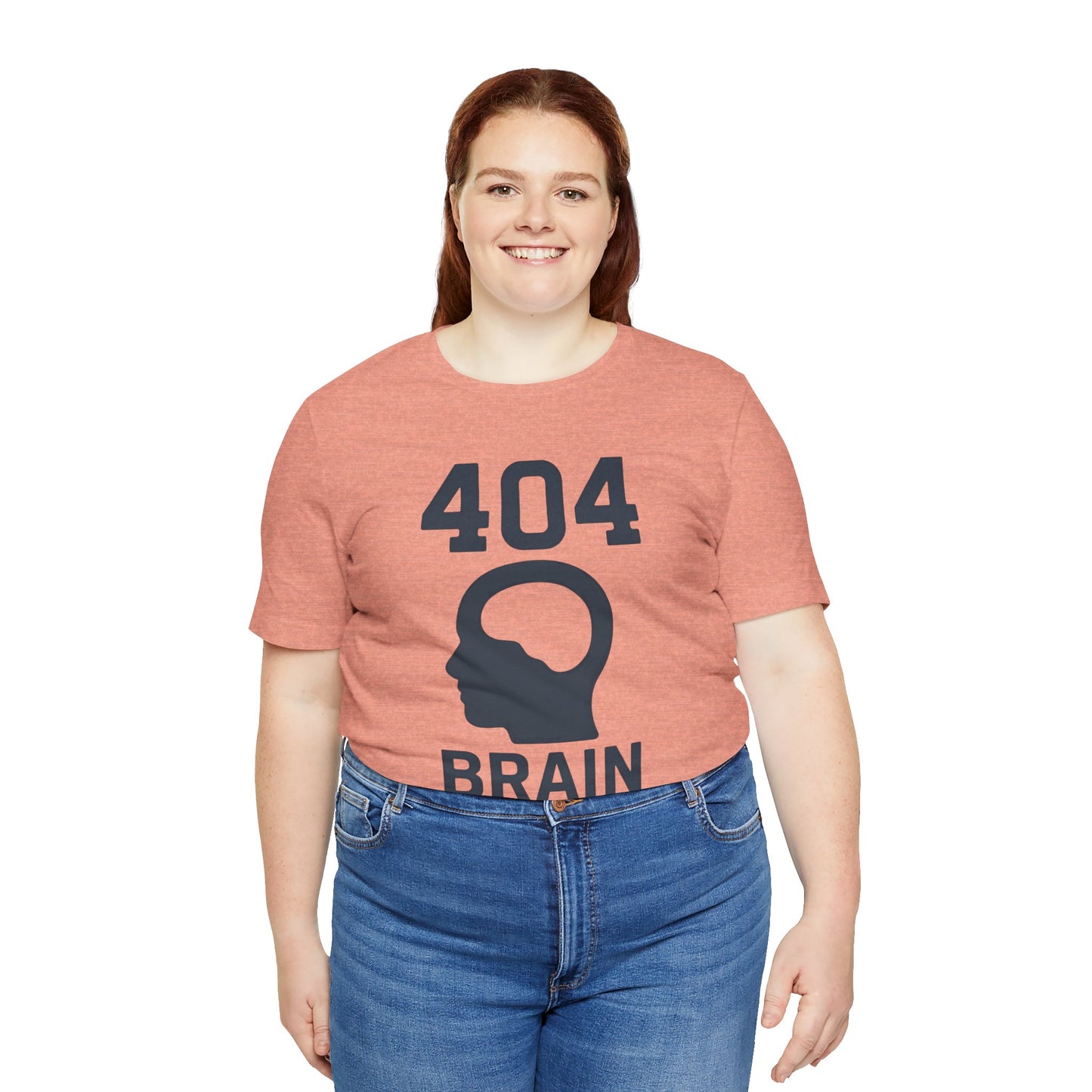 404 Brain Not Found T-Shirt – Techie Humor for Nerds & Geeks
