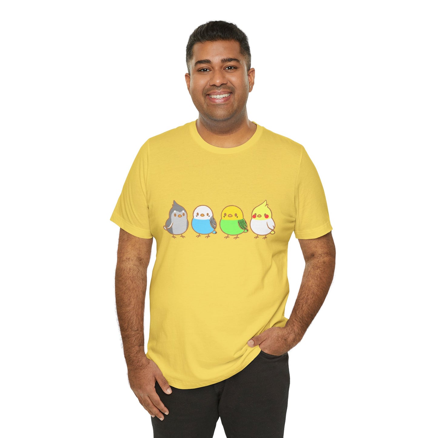 Chirpy Flock Bird T-Shirt – Cute Tee for Animal Lovers - WhimSpin - https://whimspin.com