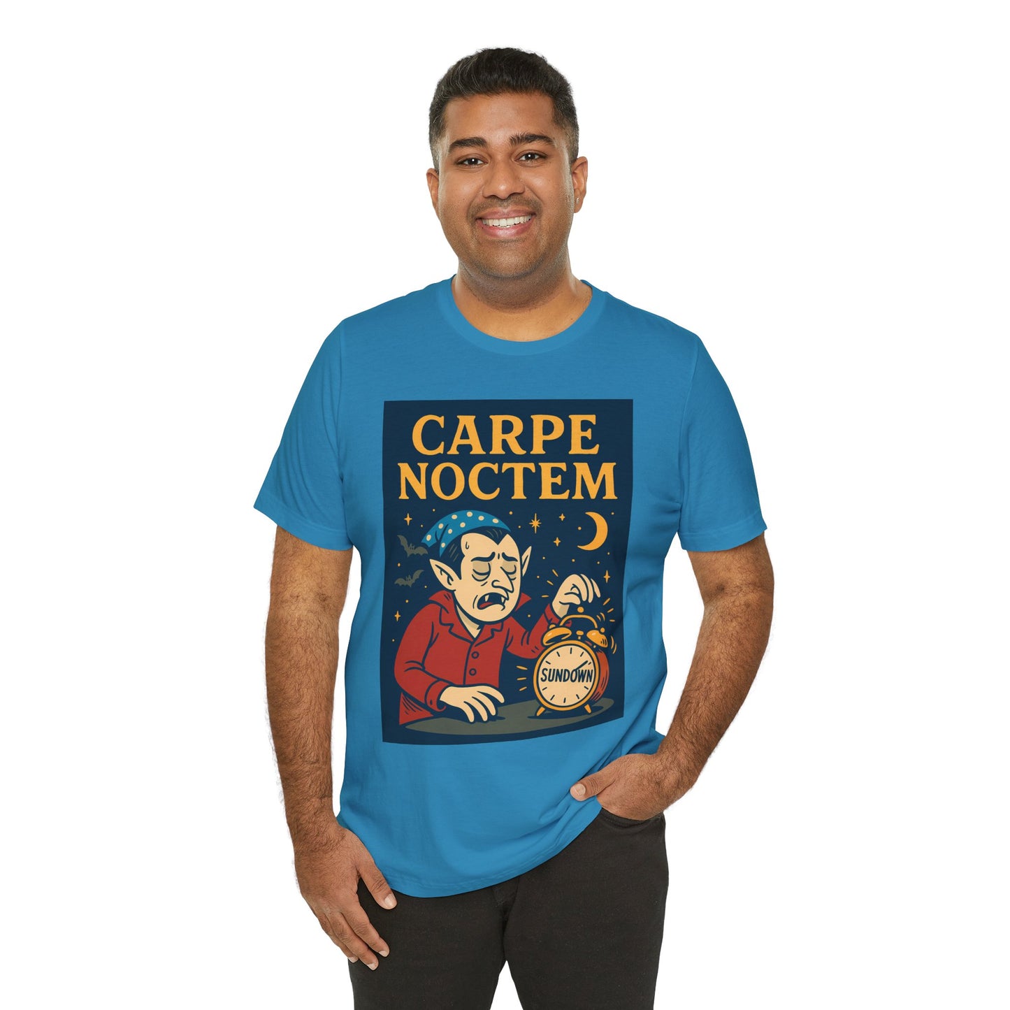 Carpe Noctem Vampire T-Shirt – Funny Halloween Tee for Night Owls