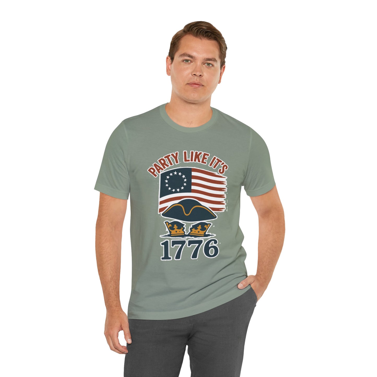 Party Like It’s 1776 T-Shirt – Revolutionary Spirit USA Tee - WhimSpin - https://whimspin.com