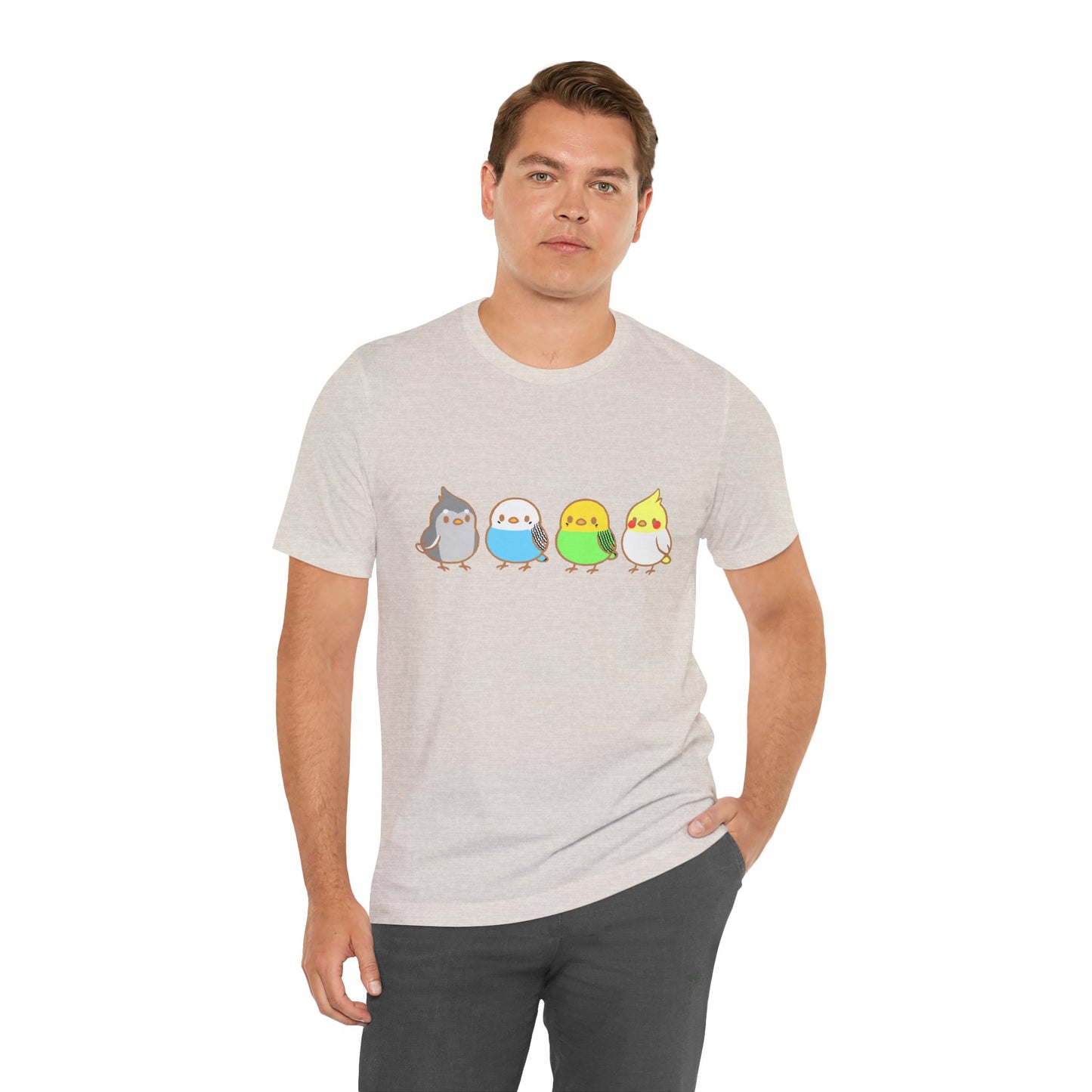 Chirpy Flock Bird T-Shirt – Cute Tee for Animal Lovers - WhimSpin - https://whimspin.com