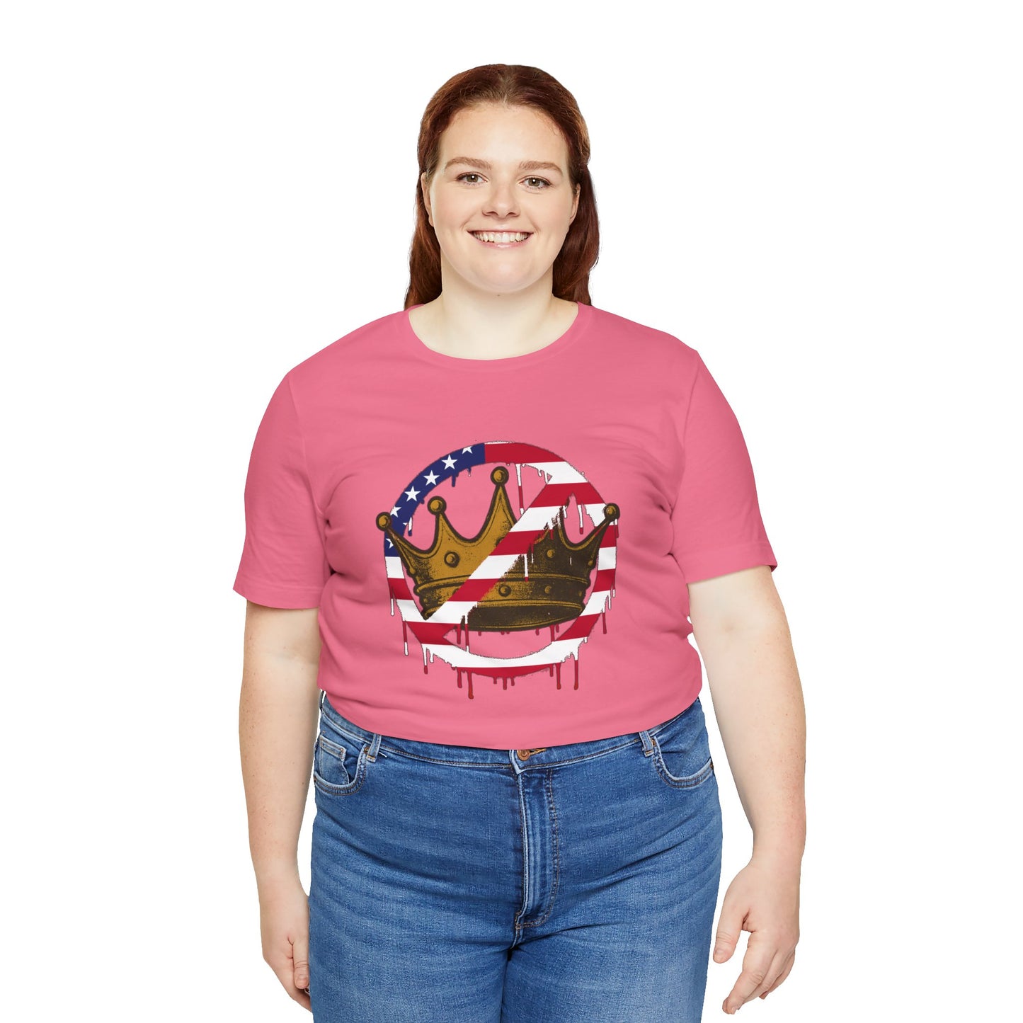 No Kings Protest T-Shirt – Anti-Authoritarian Democracy Graphic Tee