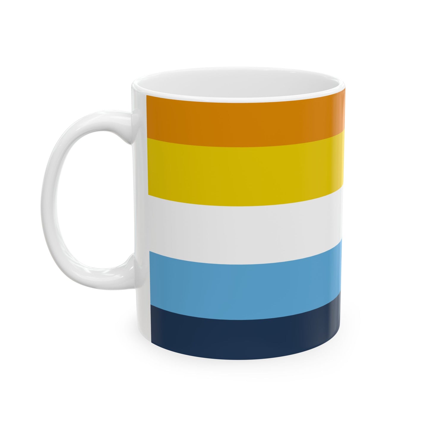 AroAce Pride Flag Mug – Aromantic Asexual LGBTQ+ Ceramic Cup