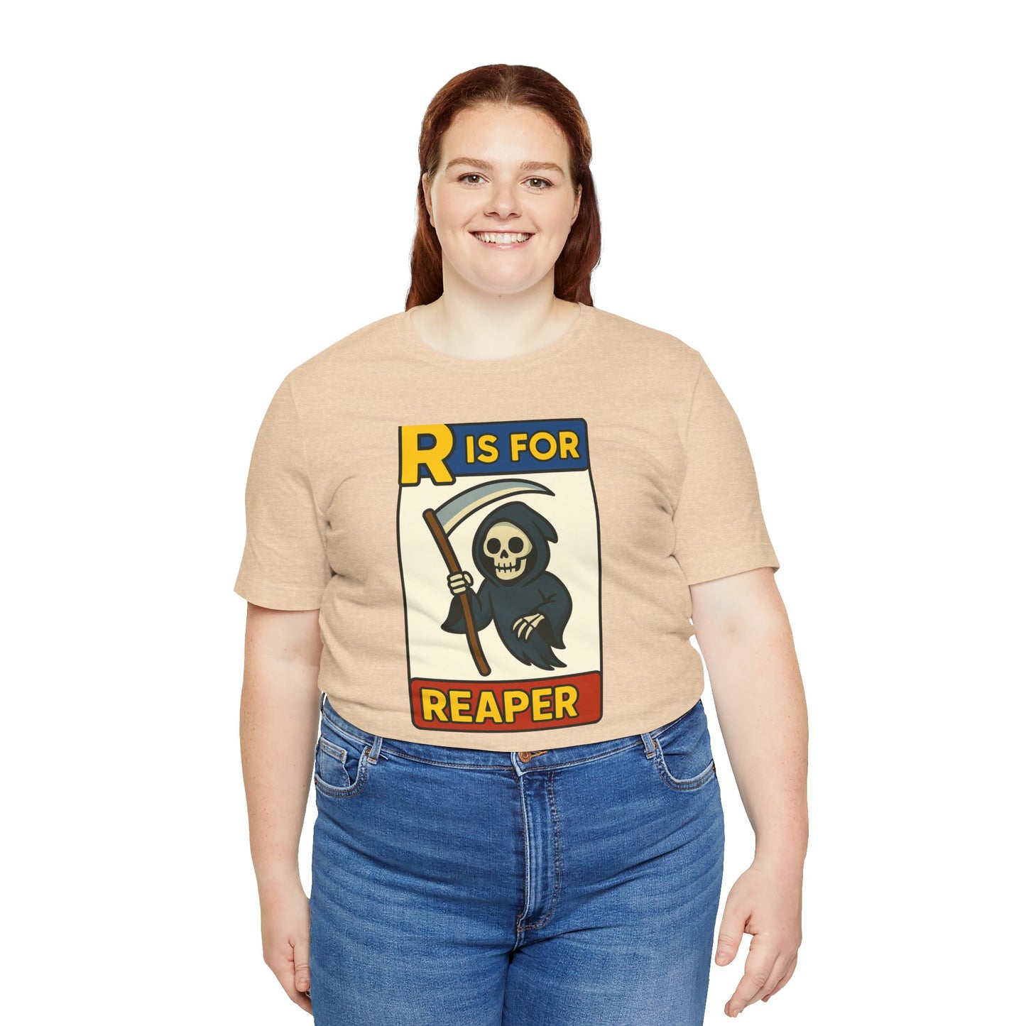 R Is for Reaper T-Shirt – Cute Grim Reaper Shirt from the Monster Alphabet Series