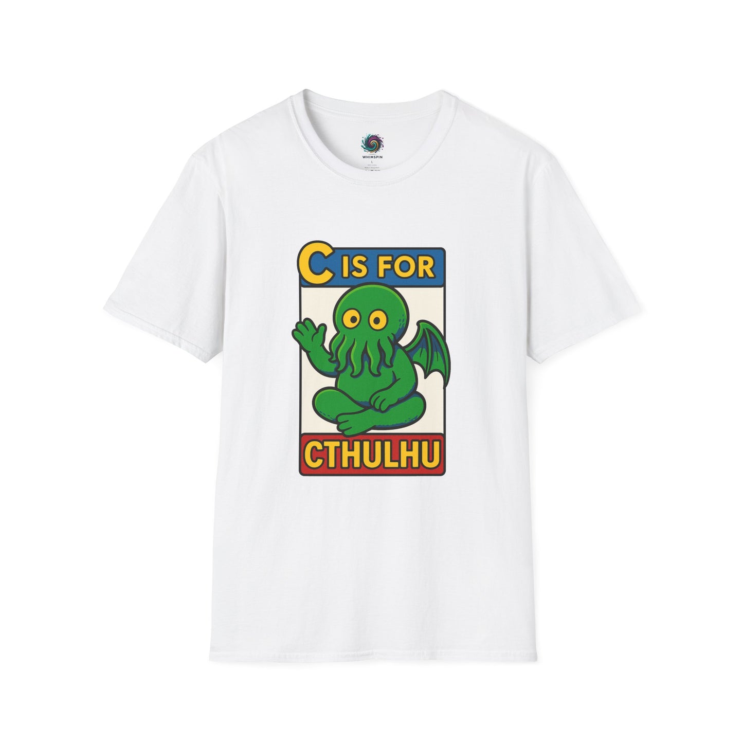 White "C is for Cthulhu" tshirt