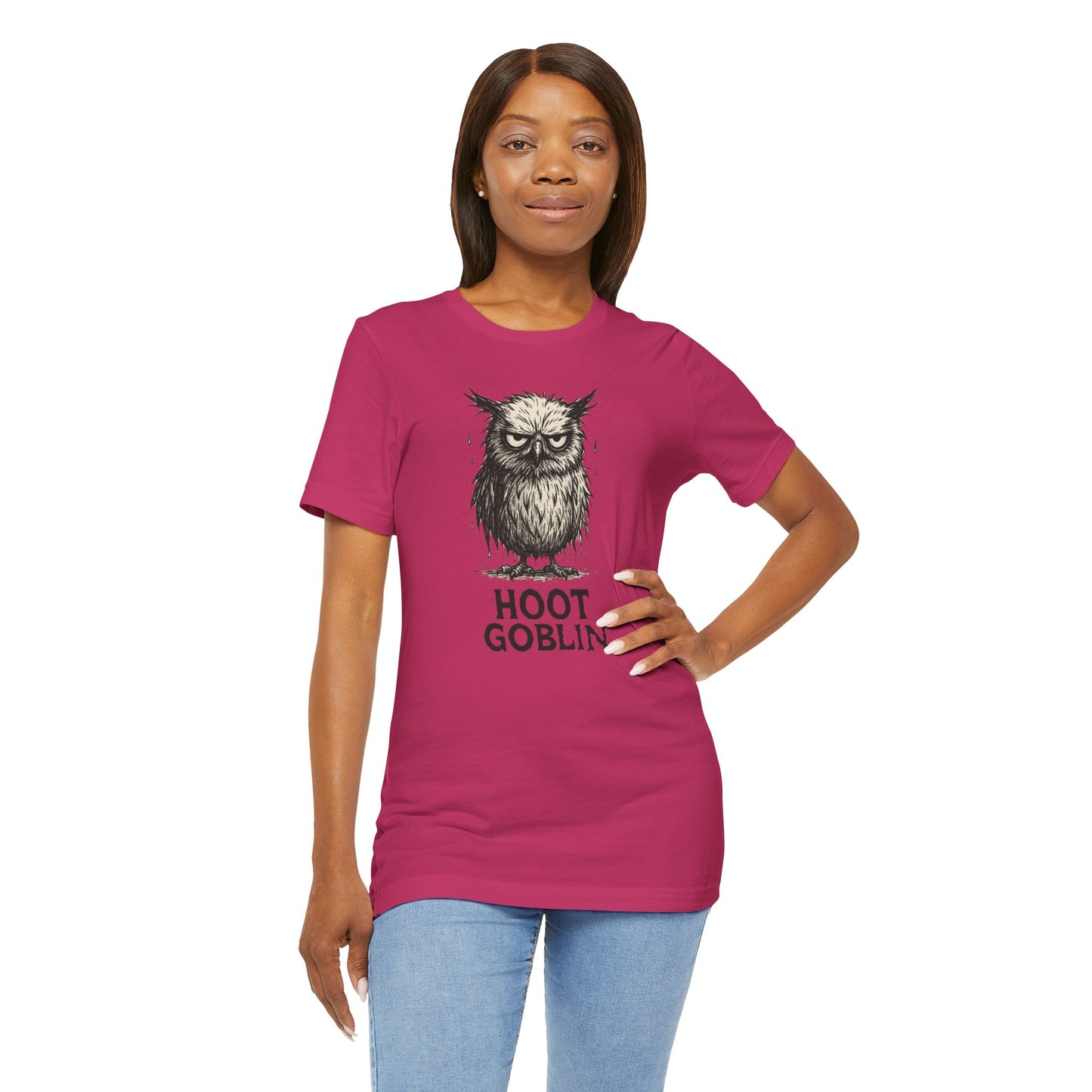 Hoot Goblin T-Shirt – Funny Owl Tee for Night Owls & Mischief Makers