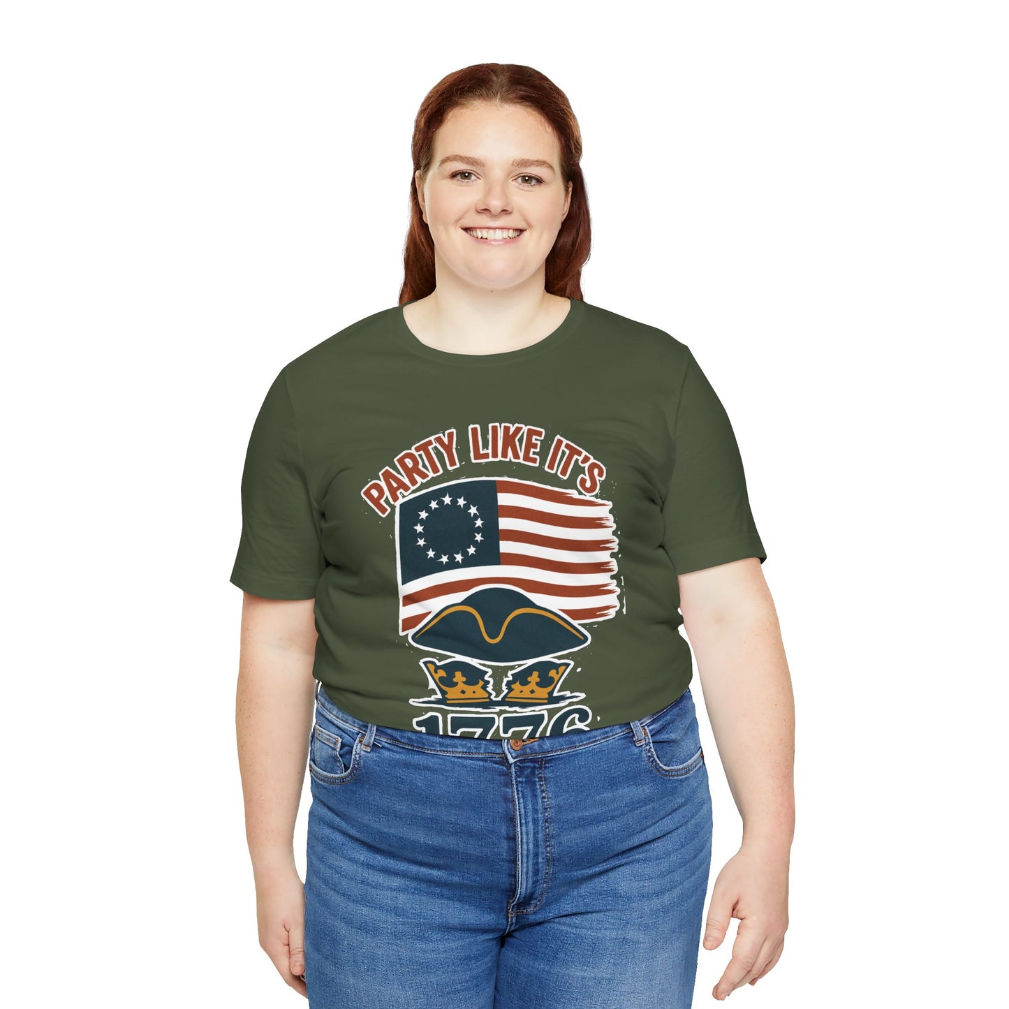 Party Like It’s 1776 T-Shirt – Revolutionary Spirit USA Tee - WhimSpin - https://whimspin.com