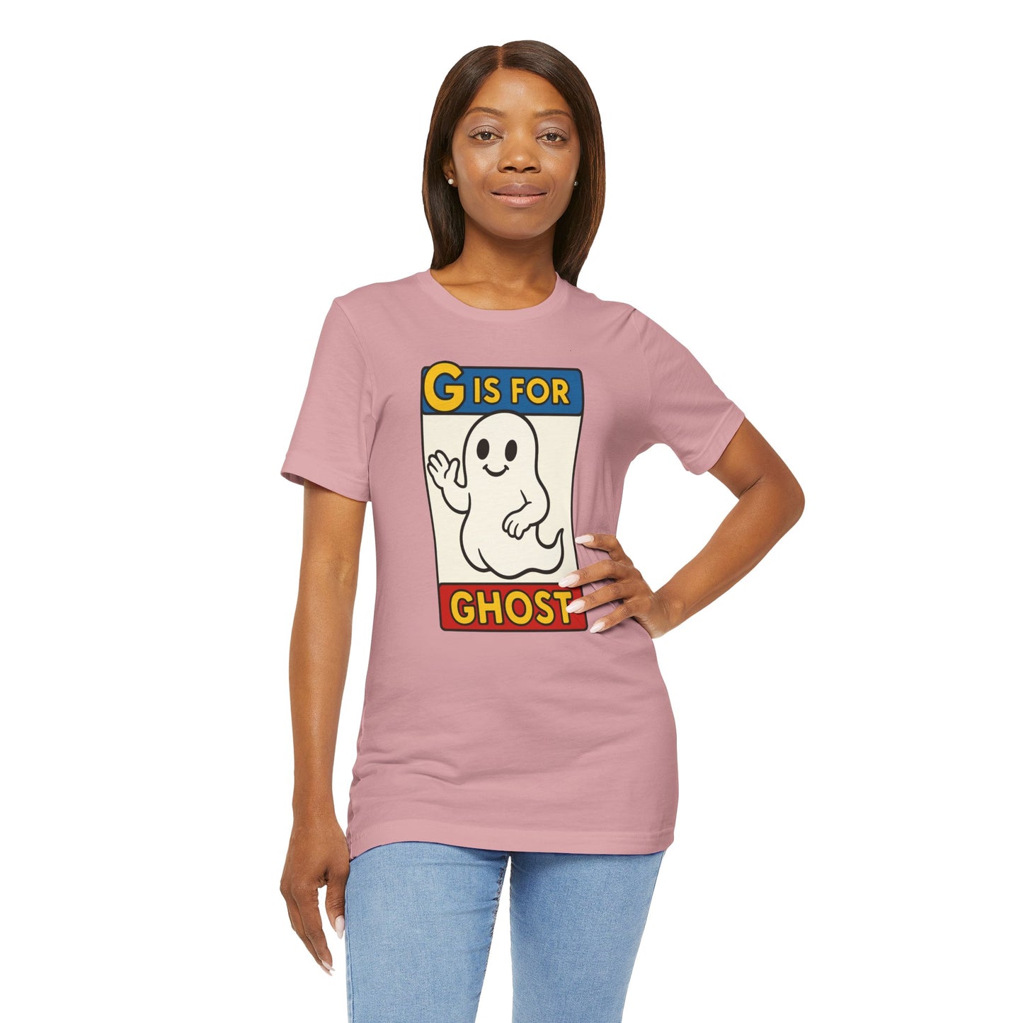 G Is for Ghost Shirt – Funny Monster Alphabet Halloween Tee