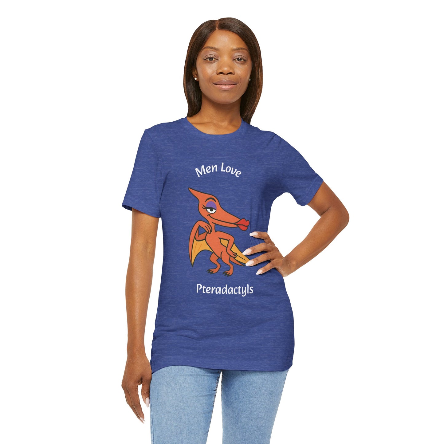 Men Love Pterodactyls Tee – Funny Dinosaur Graphic Shirt - WhimSpin - https://whimspin.com