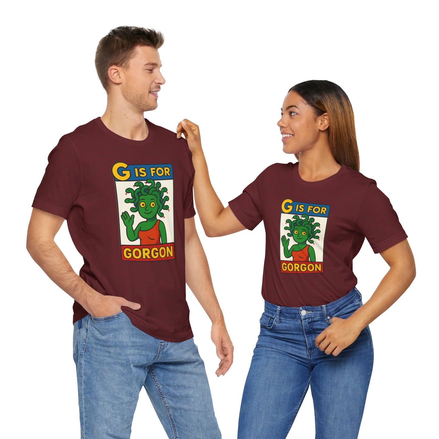 G Is for Gorgon T-Shirt – Funny Gorgon Legend Alphabet Tee