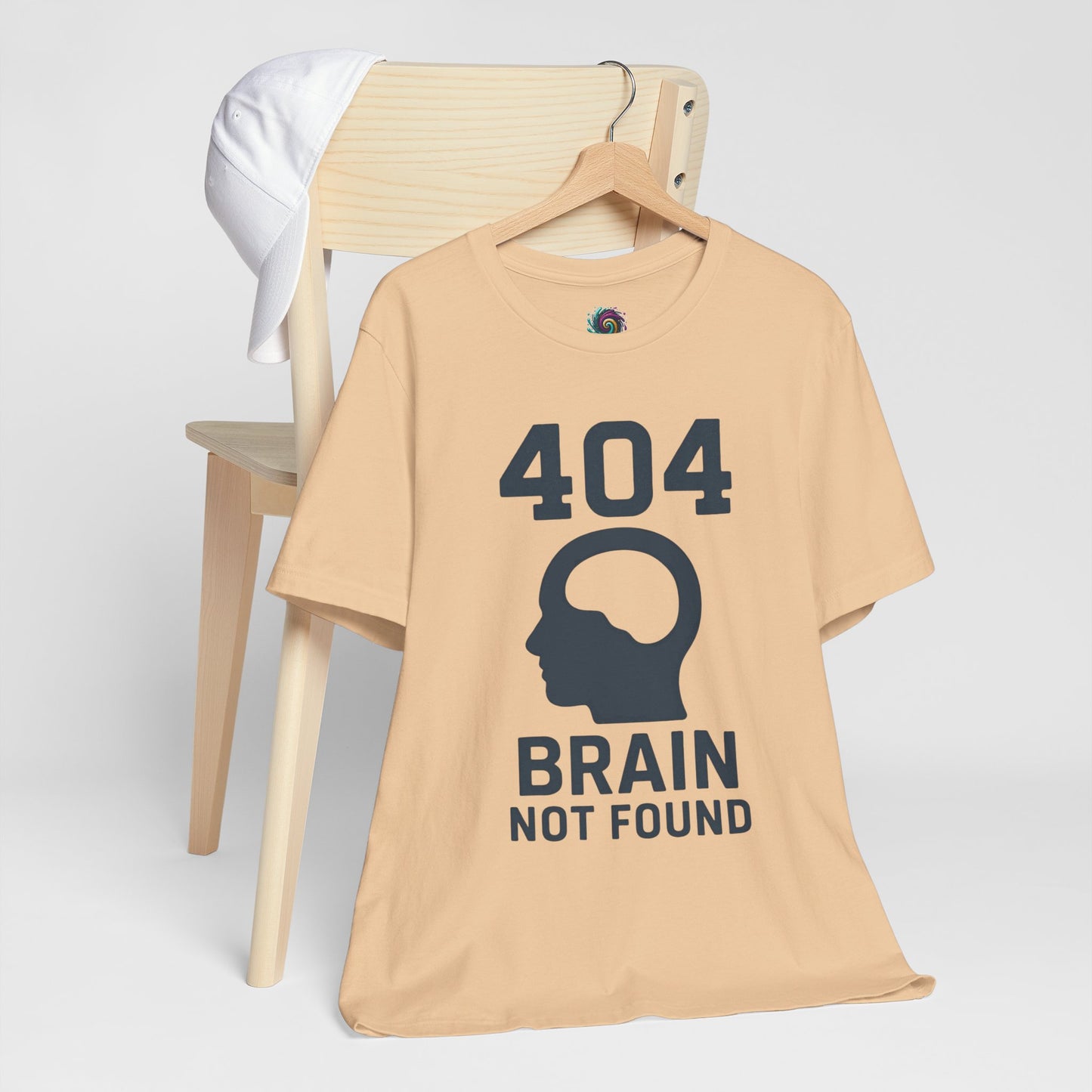 404 Brain Not Found T-Shirt – Techie Humor for Nerds & Geeks