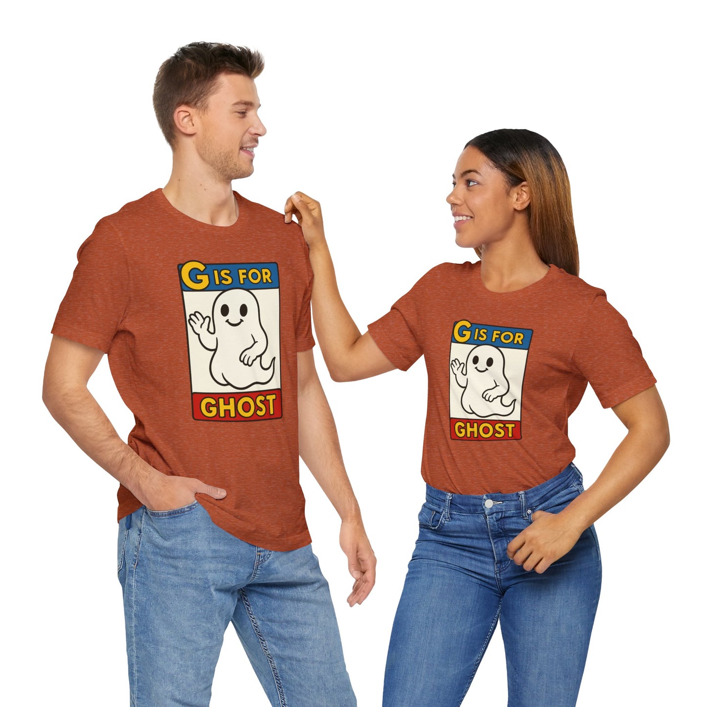 G Is for Ghost Shirt – Funny Monster Alphabet Halloween Tee