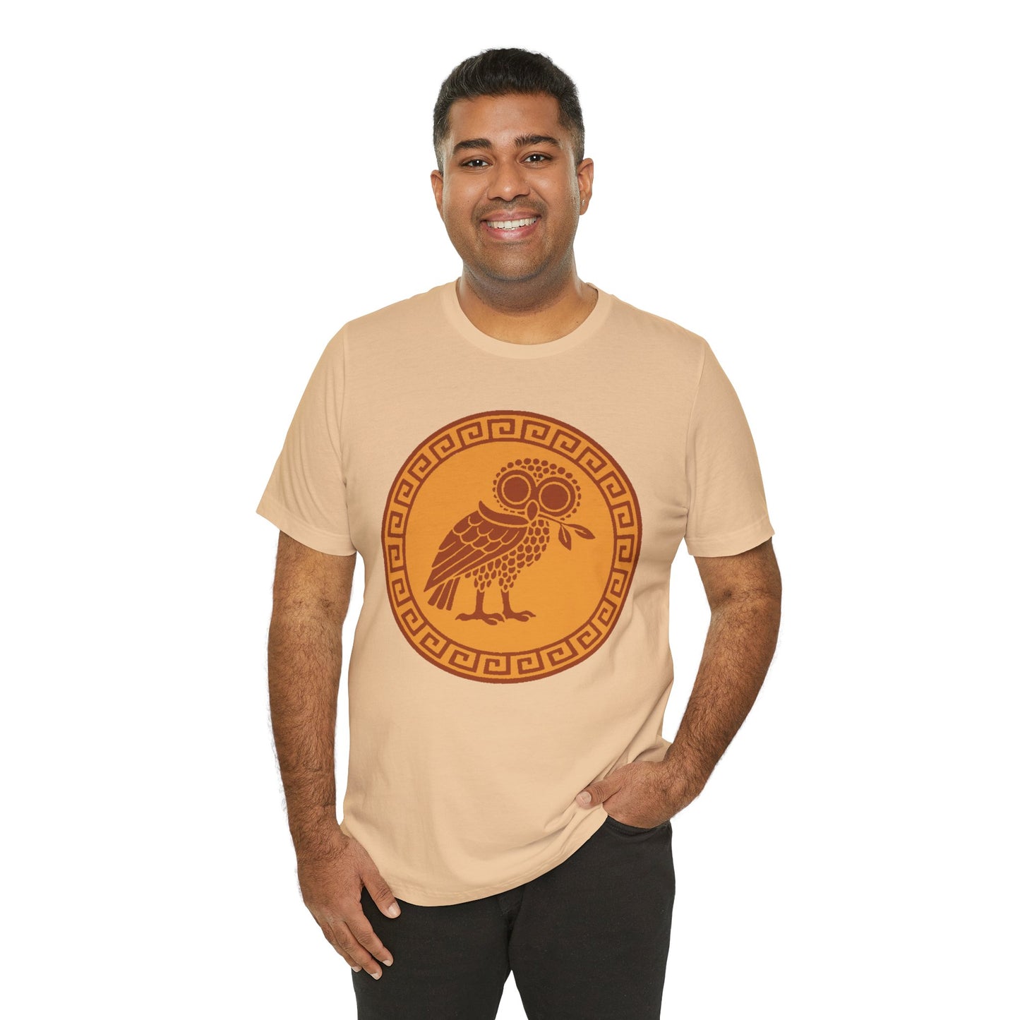 Athena’s Owl T-Shirt – Greek Mythology Bird Tee