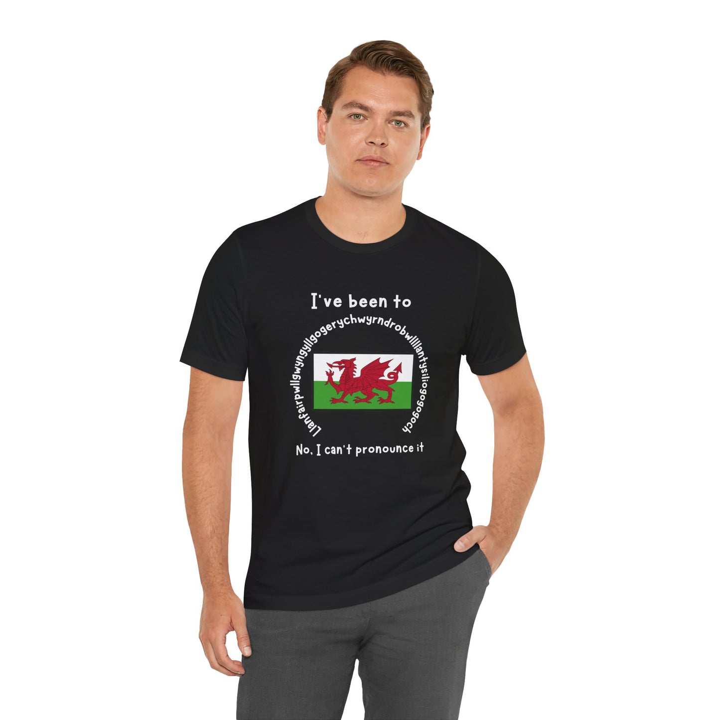 Llanfairpwllgwyngyllgogerychwyrndrobwllllantysiliogogogoch T-Shirt – Funny Wales Travel Merch