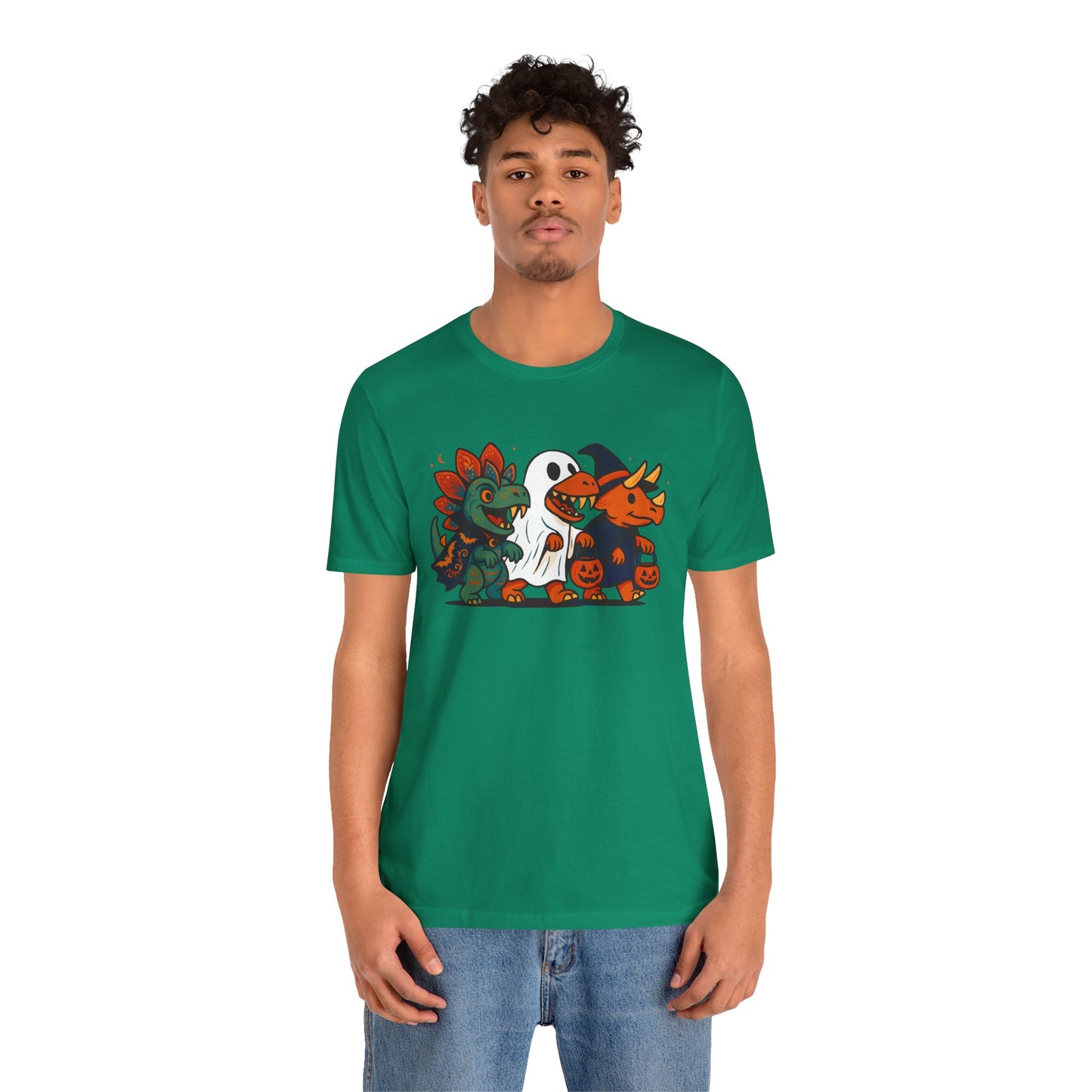 Halloween Dino Squad T-Shirt – Funny Trick-or-Treat Dinosaur Tee