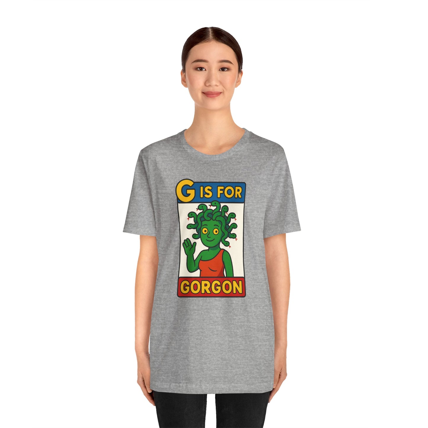 G Is for Gorgon T-Shirt – Funny Gorgon Legend Alphabet Tee