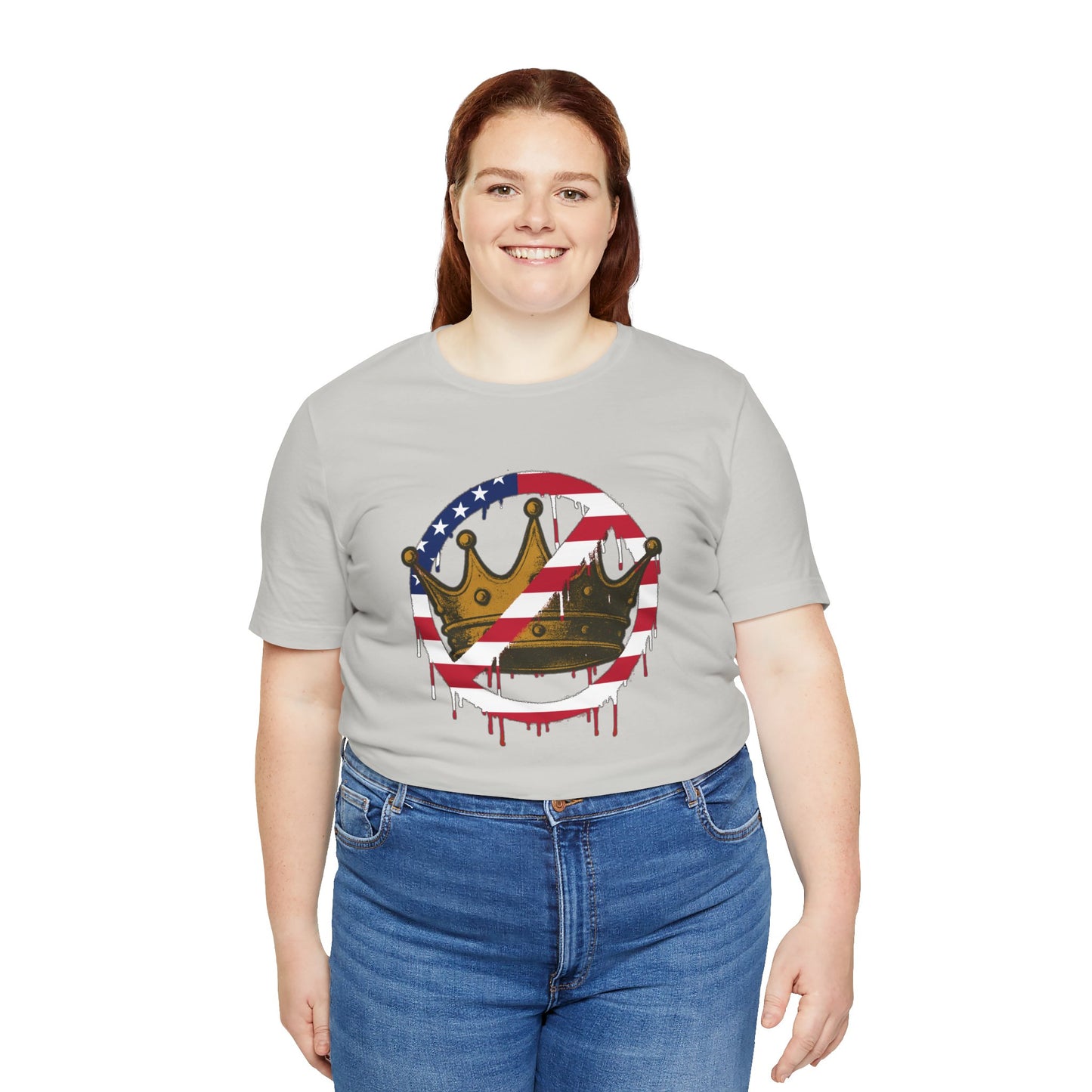 No Kings Protest T-Shirt – Anti-Authoritarian Democracy Graphic Tee
