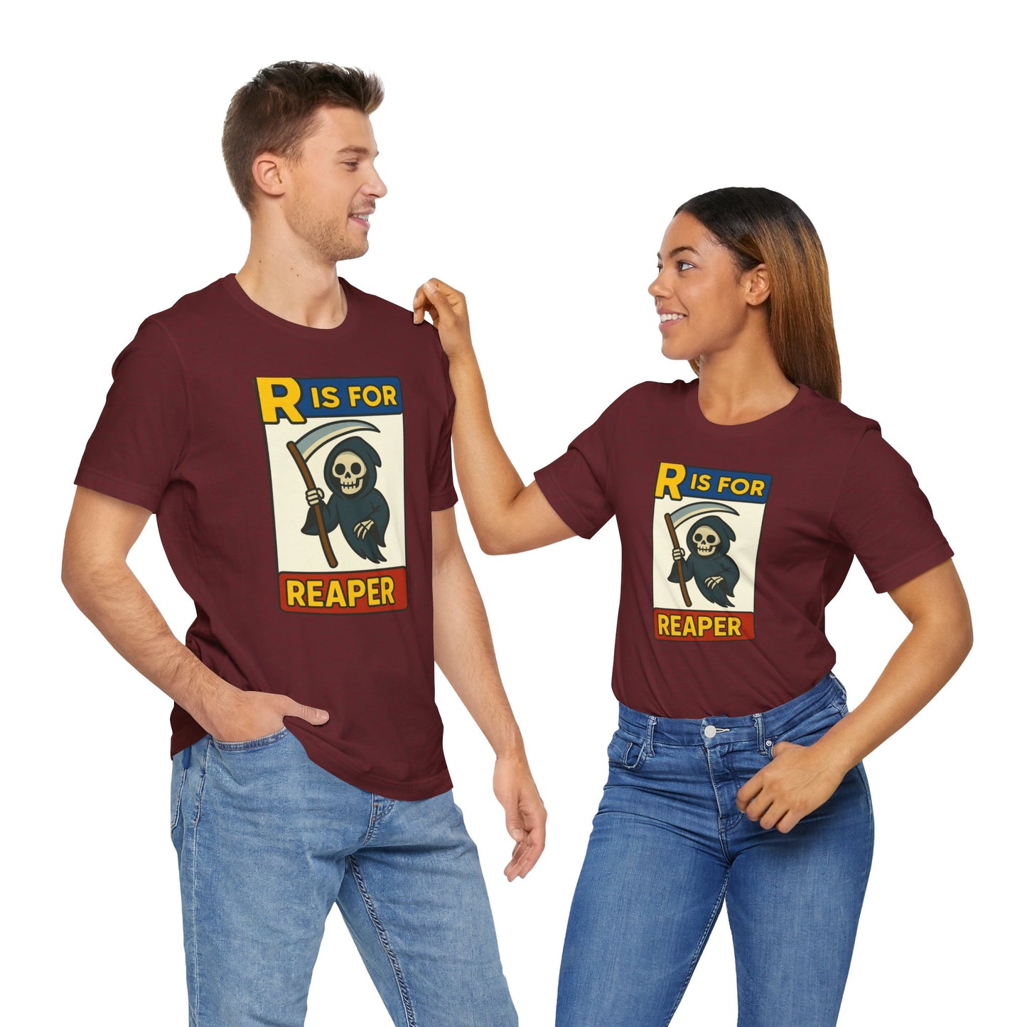 R Is for Reaper T-Shirt – Cute Grim Reaper Shirt from the Monster Alphabet Series