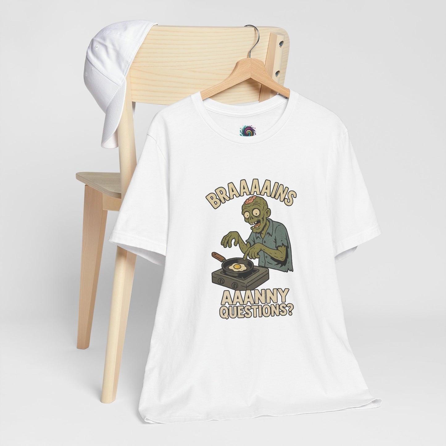 Zombie Brains on Drugs T-Shirt – Funny Halloween Cooking Tee