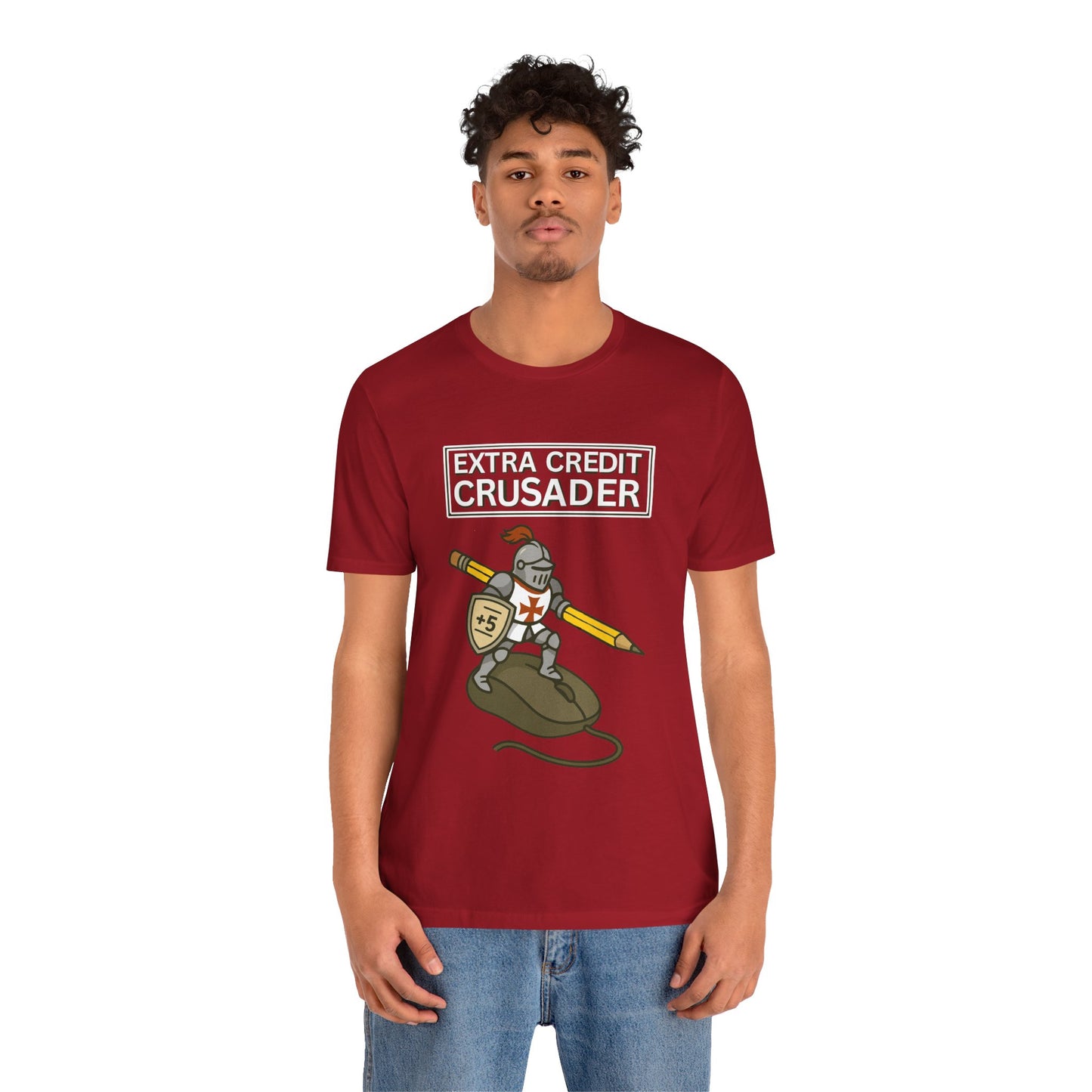 Extra Credit Crusader T-Shirt – Funny Back-to-School Teacher Tee