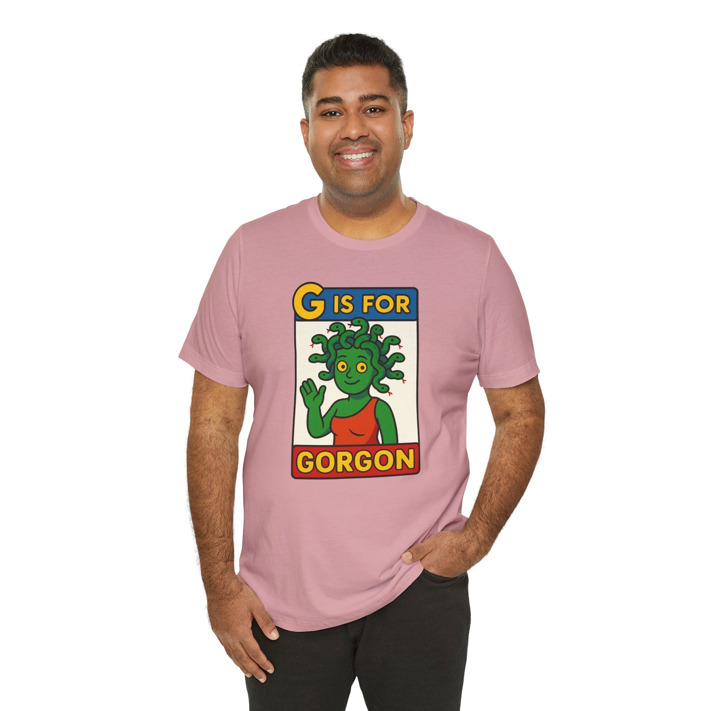 G Is for Gorgon T-Shirt – Funny Gorgon Legend Alphabet Tee