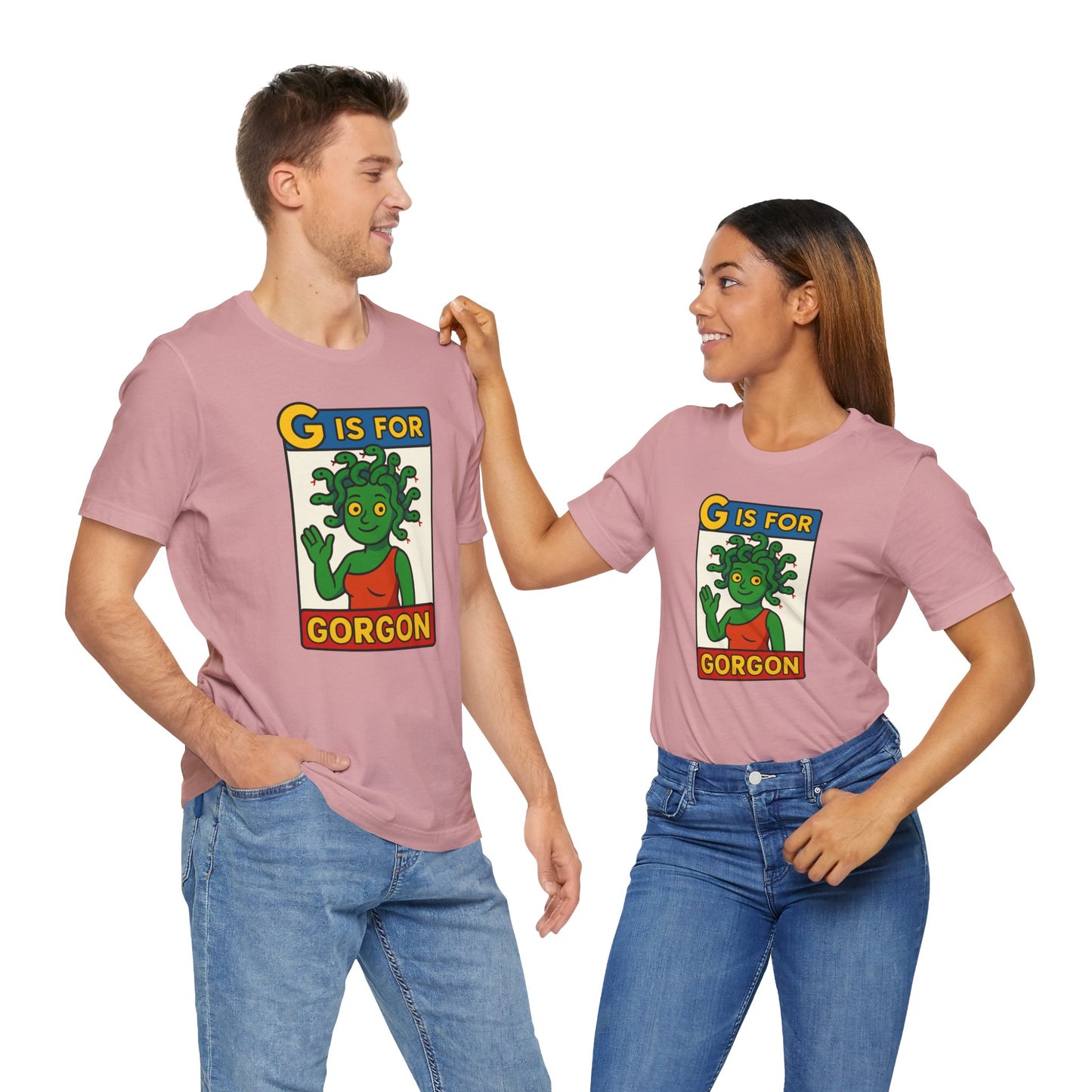 G Is for Gorgon T-Shirt – Funny Gorgon Legend Alphabet Tee