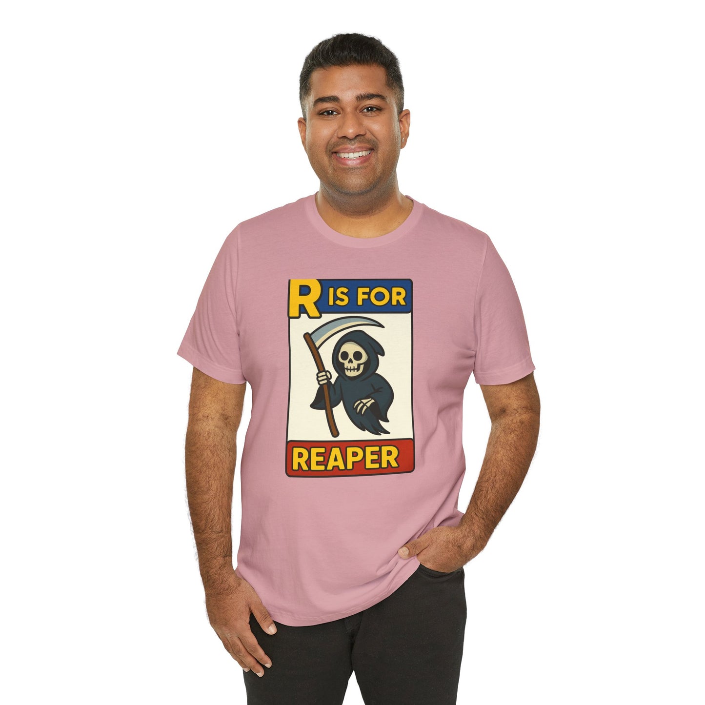 R Is for Reaper T-Shirt – Cute Grim Reaper Shirt from the Monster Alphabet Series