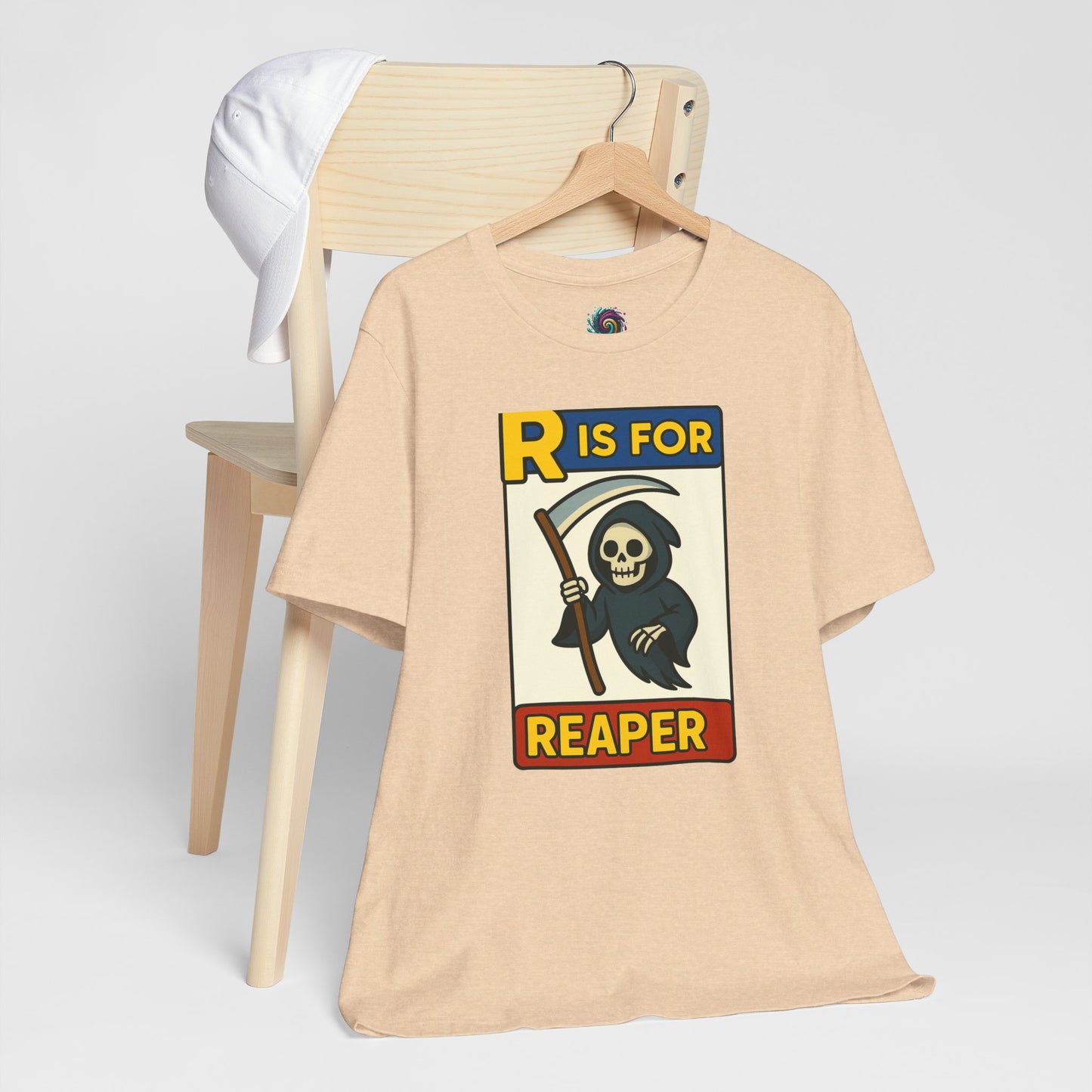 R Is for Reaper T-Shirt – Cute Grim Reaper Shirt from the Monster Alphabet Series