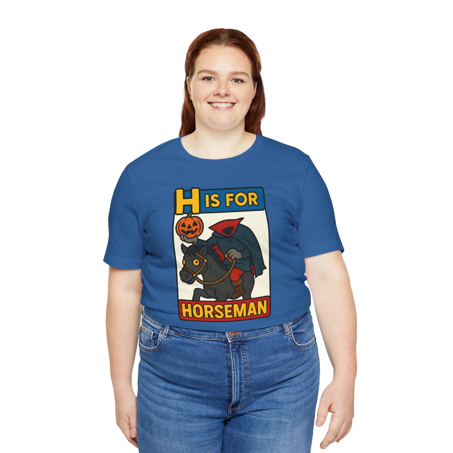 H Is for Horseman Shirt – Headless Horseman Halloween Tee