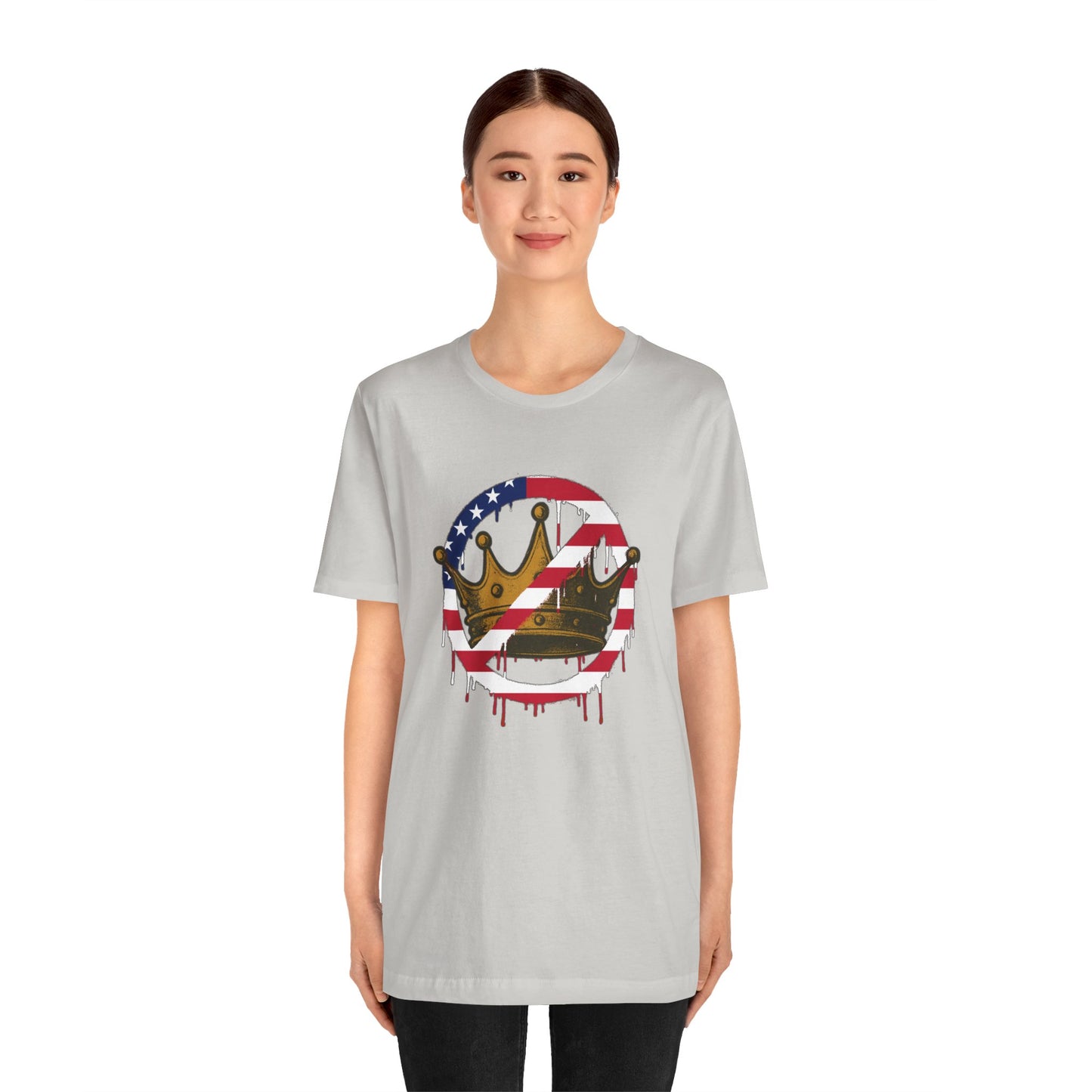 No Kings Protest T-Shirt – Anti-Authoritarian Democracy Graphic Tee