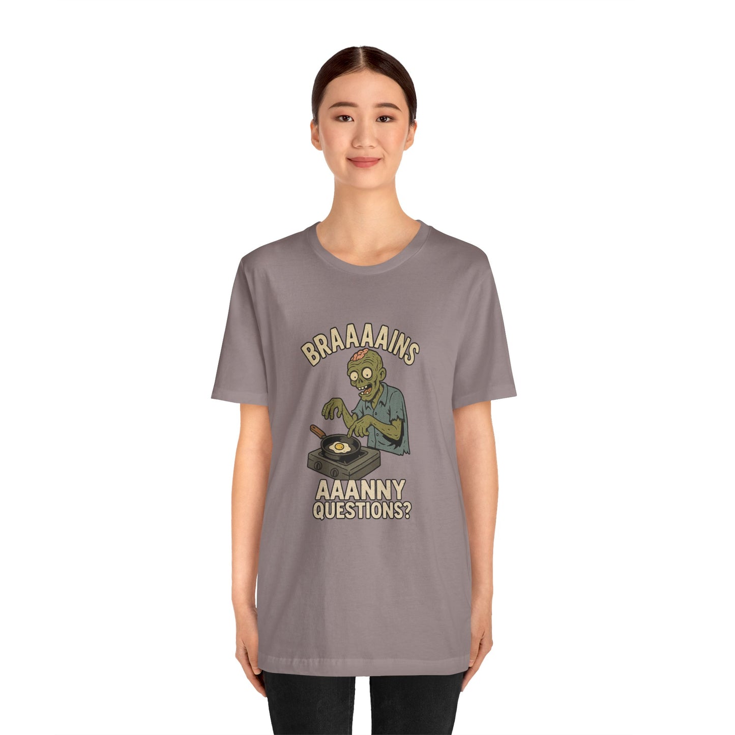 Zombie Brains on Drugs T-Shirt – Funny Halloween Cooking Tee